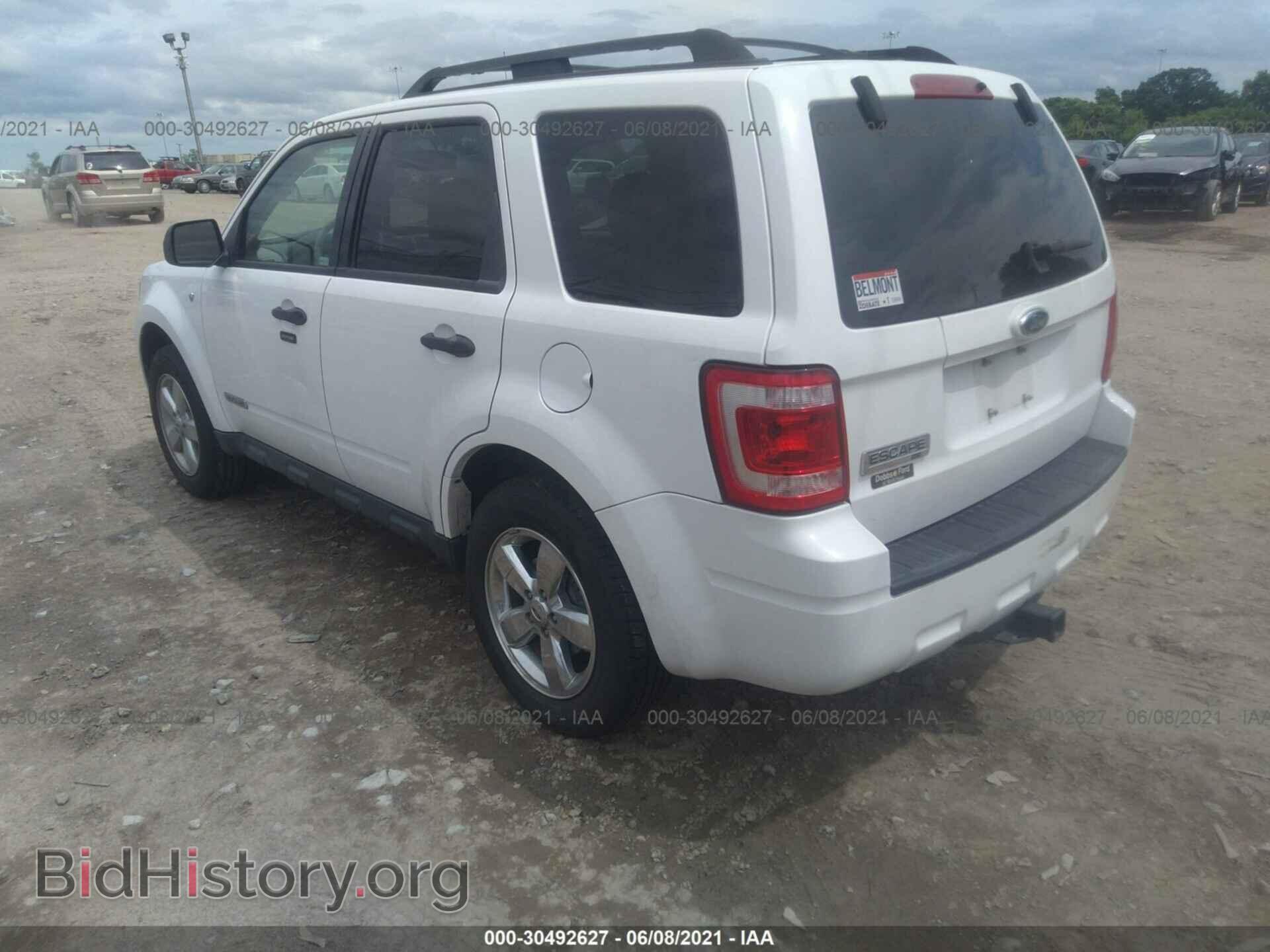 2008 FORD ESCAPE - VIN: 1FMCU03178KE51086 - Фото 3