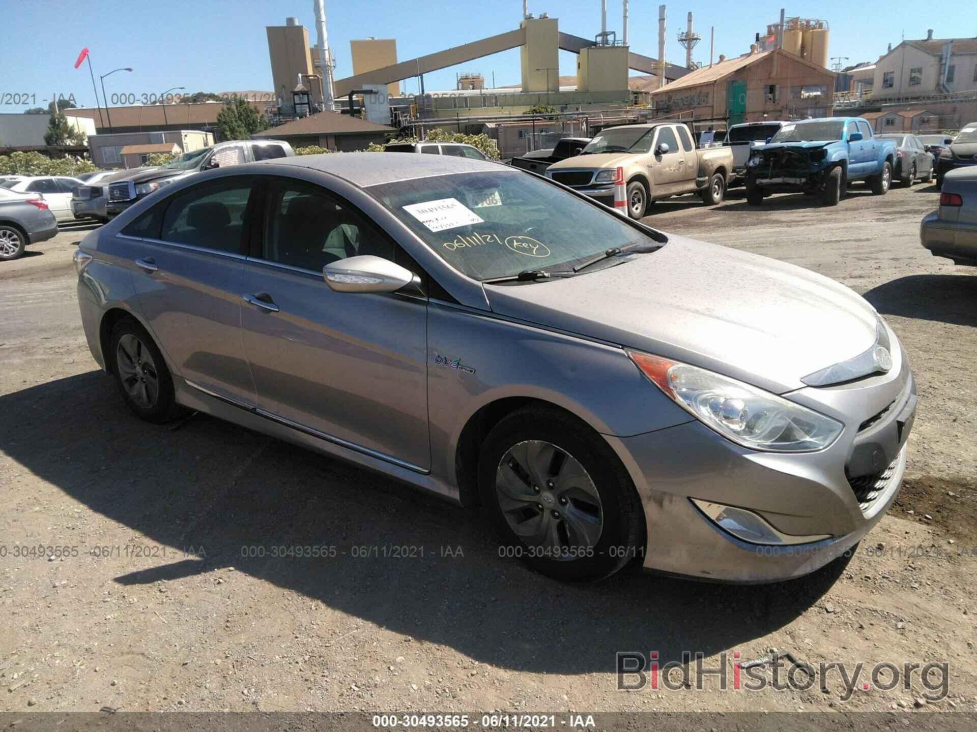 Photo KMHEC4A46DA065503 - HYUNDAI SONATA HYBRID 2013