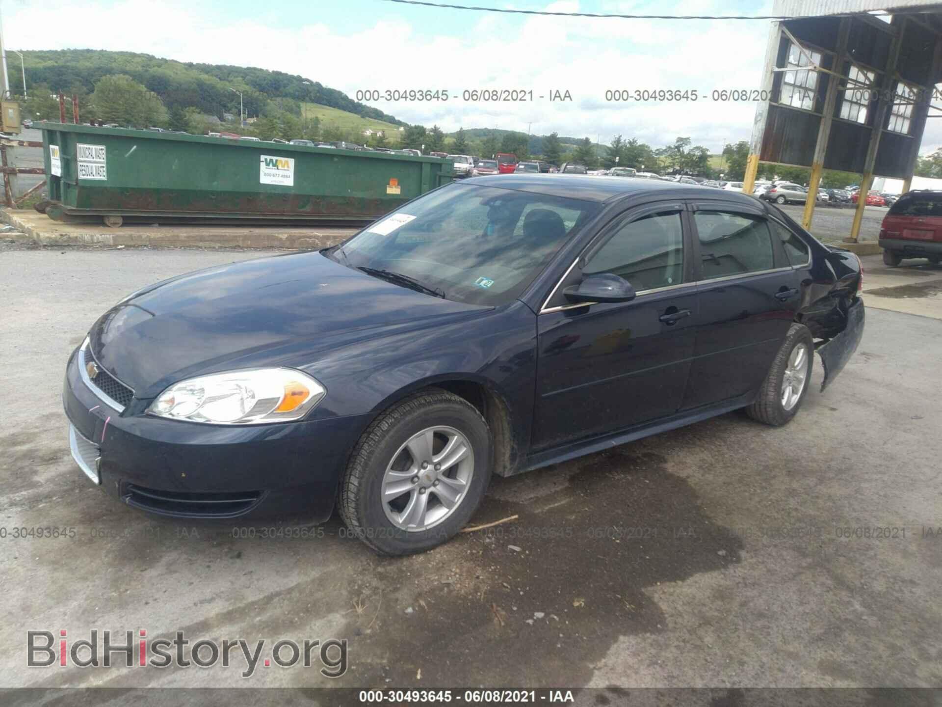 2012 CHEVROLET IMPALA - VIN: 2G1WA5E38C1169711 - Фото 2