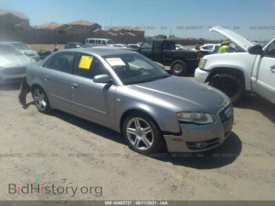 2007 Audi A4 2.0T, серебристый — VIN WAUDF78E07A113263, IAAI