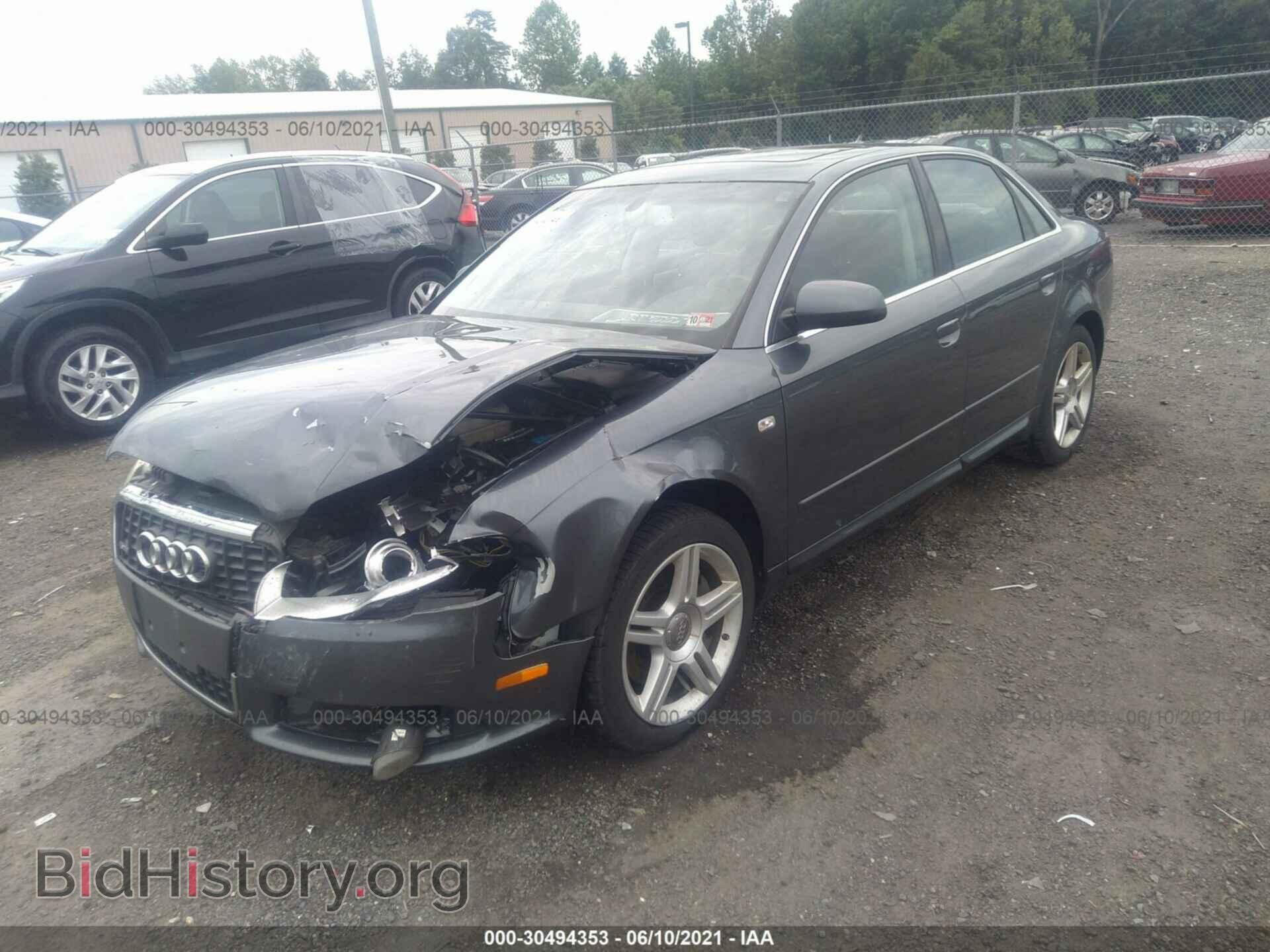 2008 AUDI A4 - VIN: WAUDF78E68A057203 - Фото 2