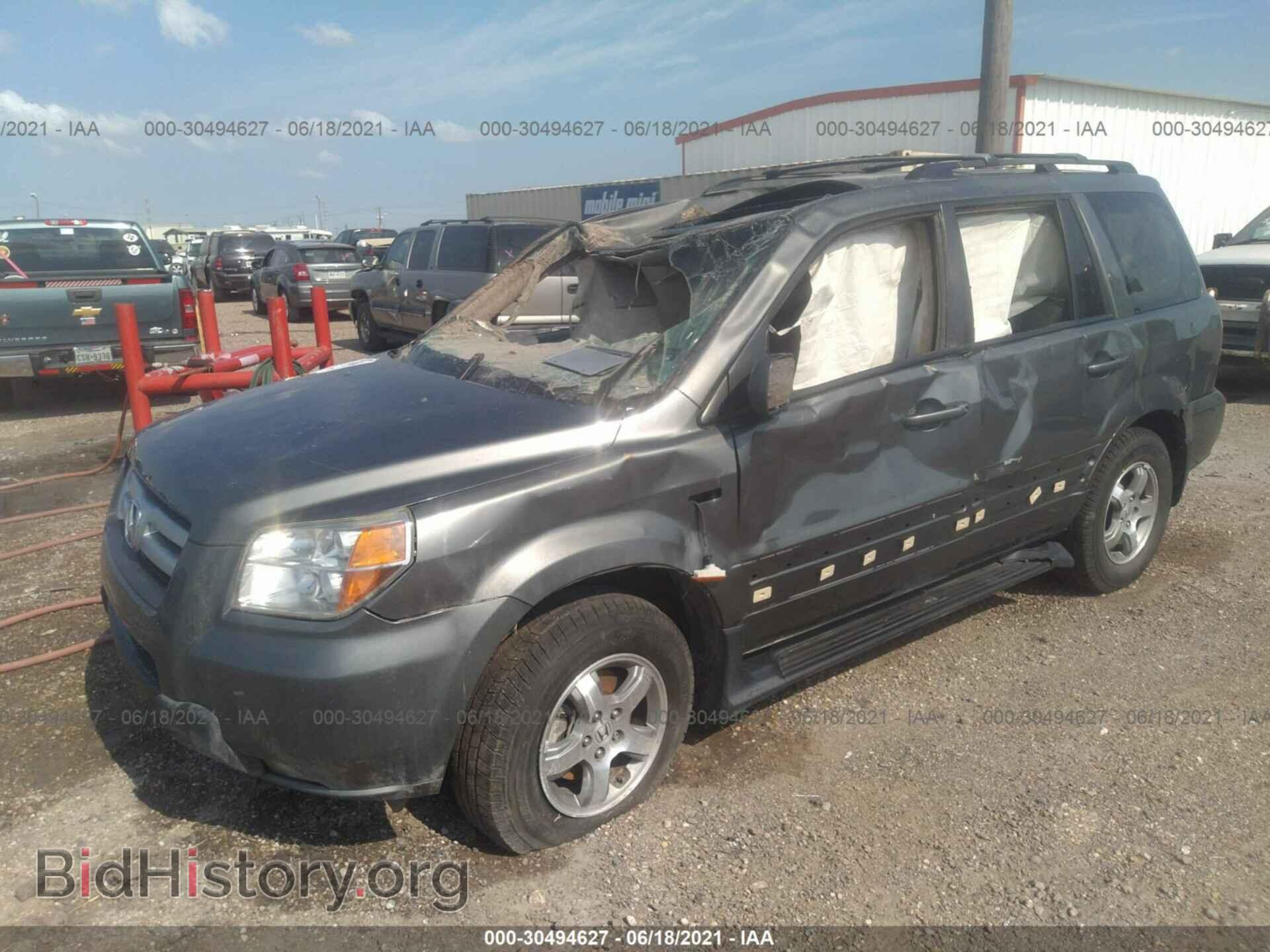2007 HONDA PILOT - VIN: 2HKYF18537H509052 - Фото 2