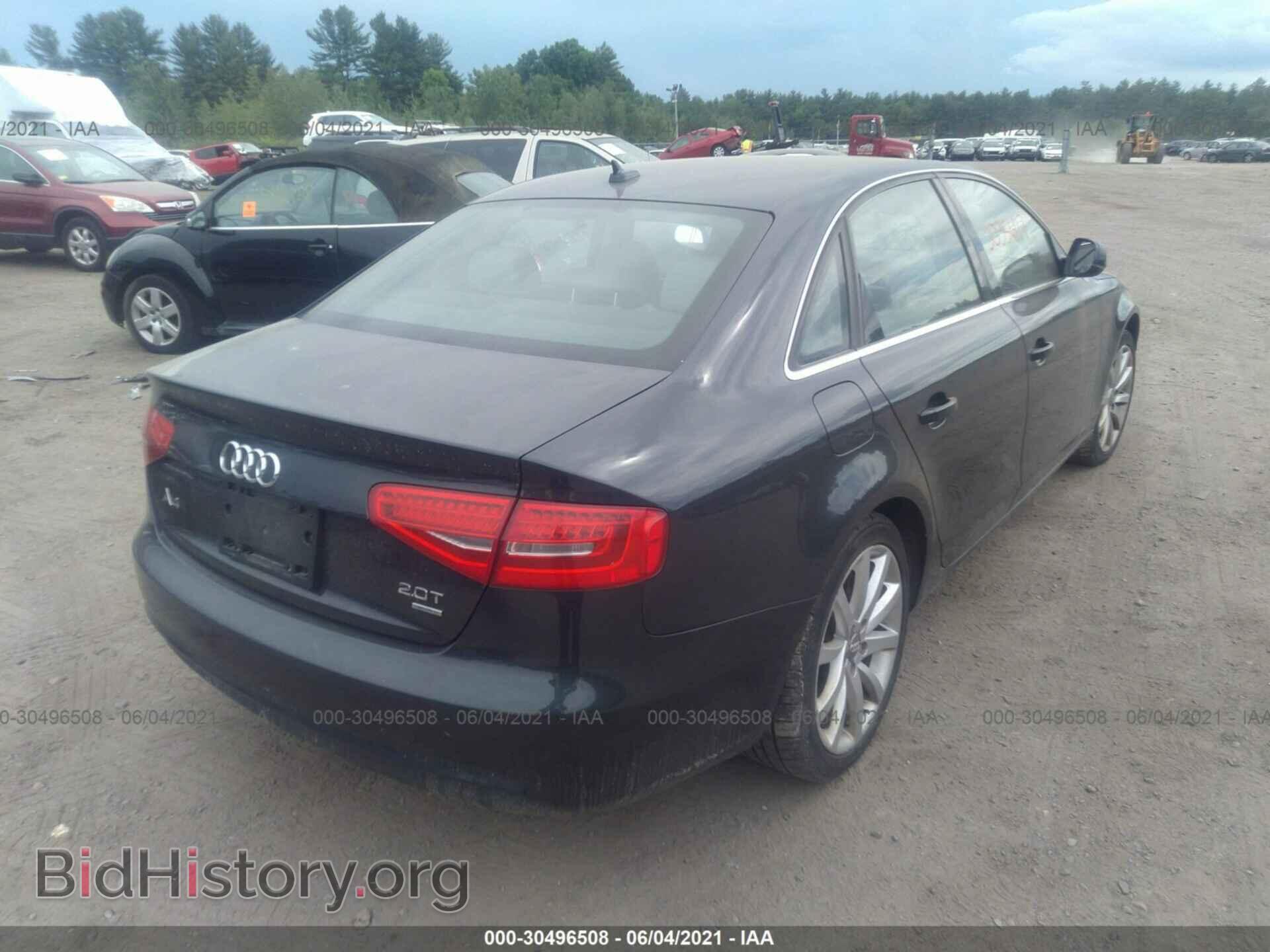 2013 AUDI A4 - VIN: WAUFFAFL3DN028400 - Photo 4