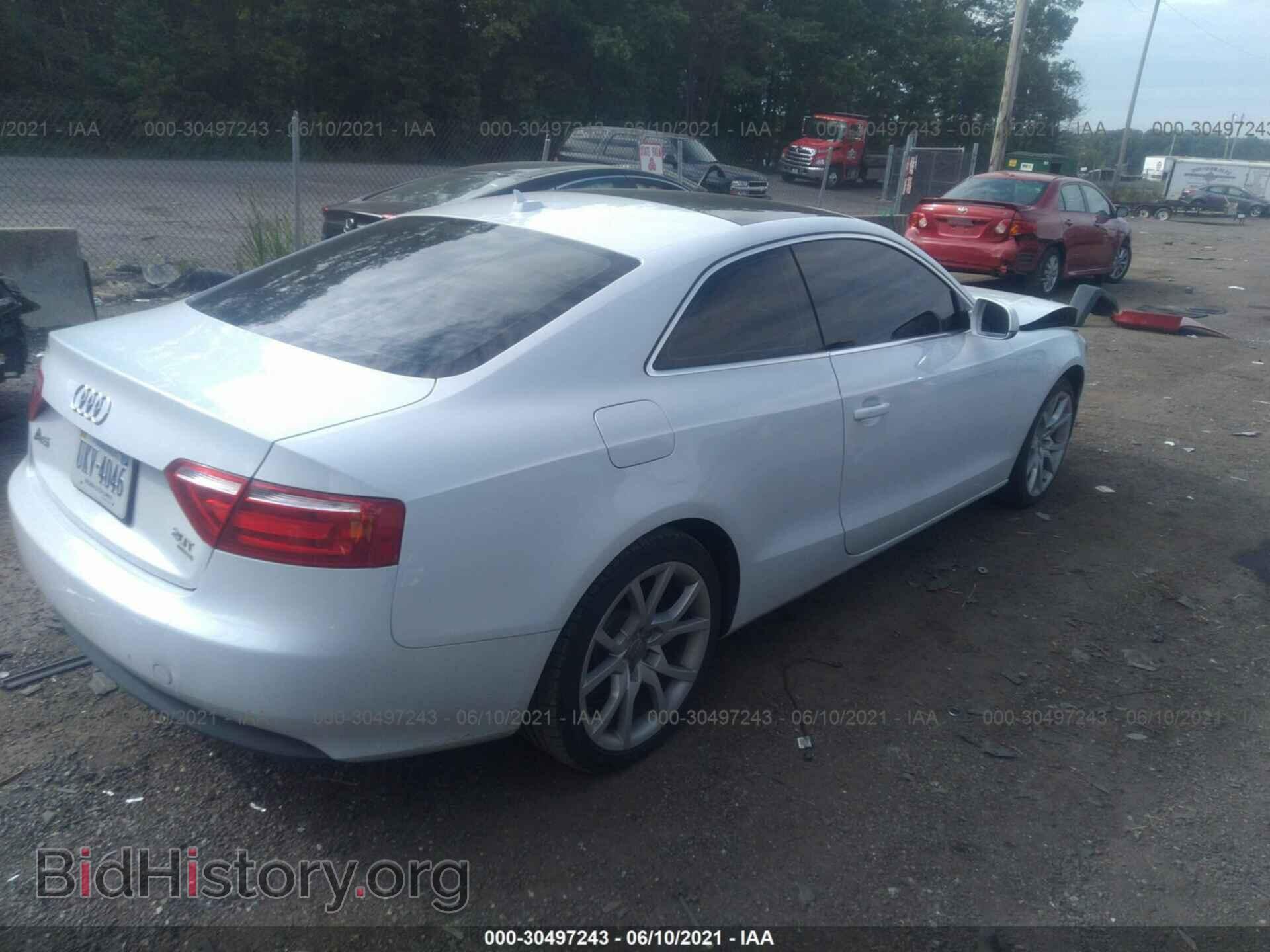 2012 AUDI A5 - VIN: WAUCFAFR7CA018126 - Photo 4