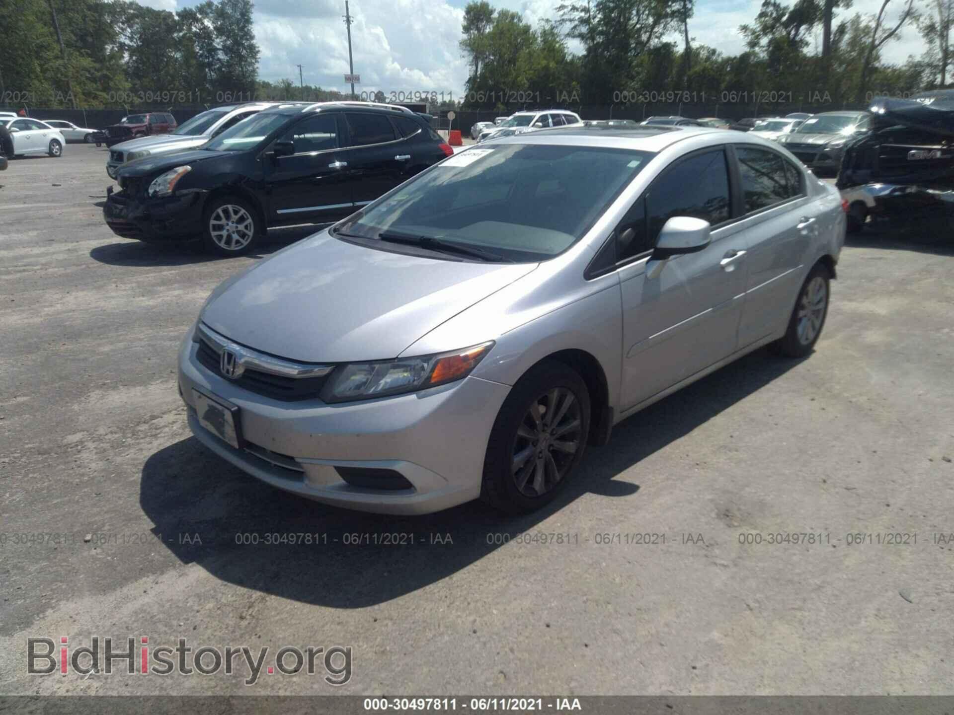 2012 HONDA CIVIC SDN - VIN: 19XFB2F87CE104493 - Фото 2