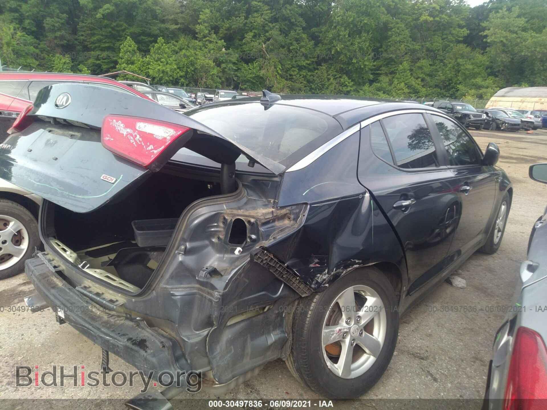 2015 KIA OPTIMA - VIN: KNAGM4A75F5587858 - Фото 4