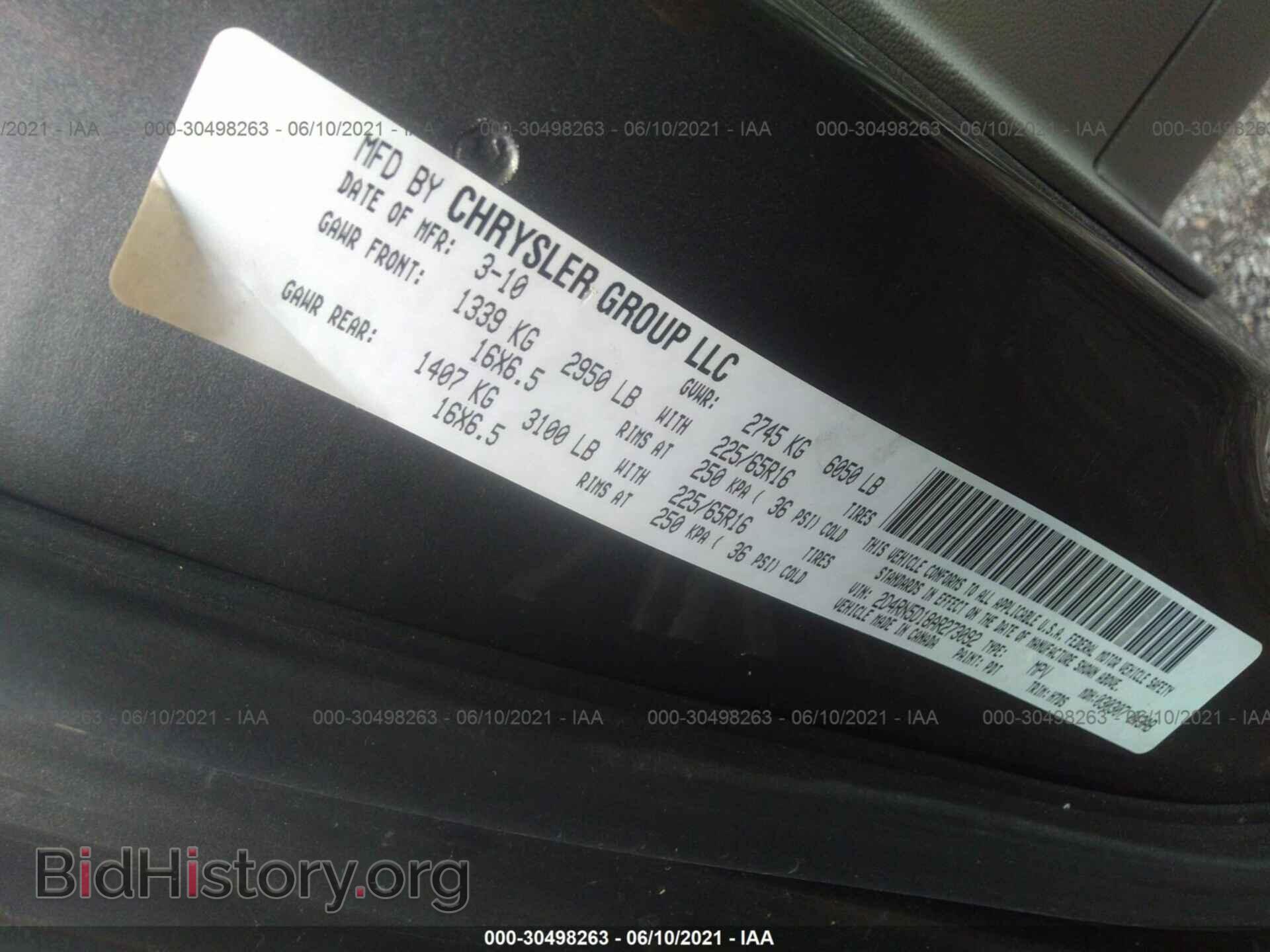 2010 DODGE GRAND CARAVAN - VIN: 2D4RN5D18AR273092 - Фото 9