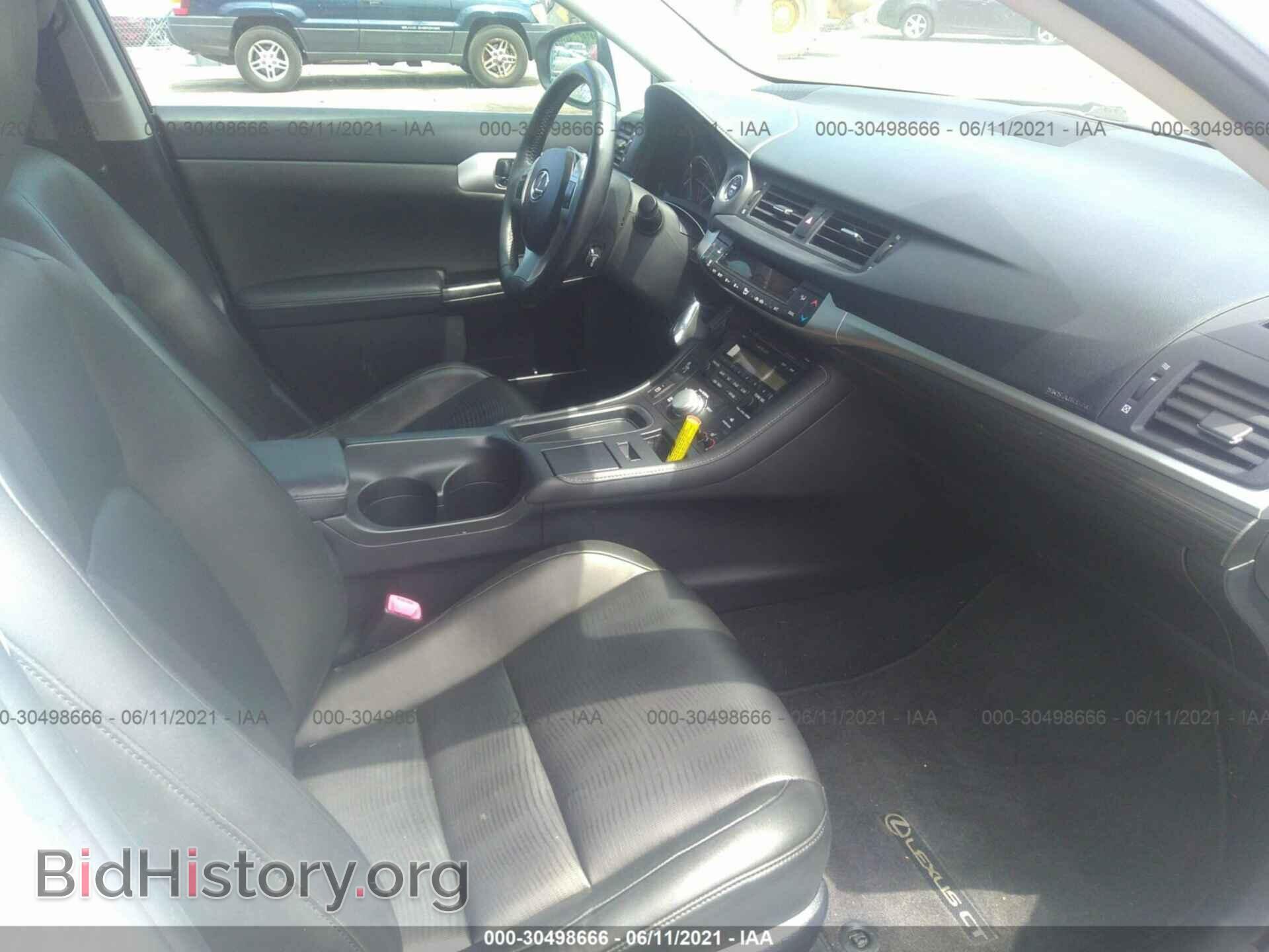 2011 LEXUS CT 200H - VIN: JTHKD5BH0B2003578 - Фото 5