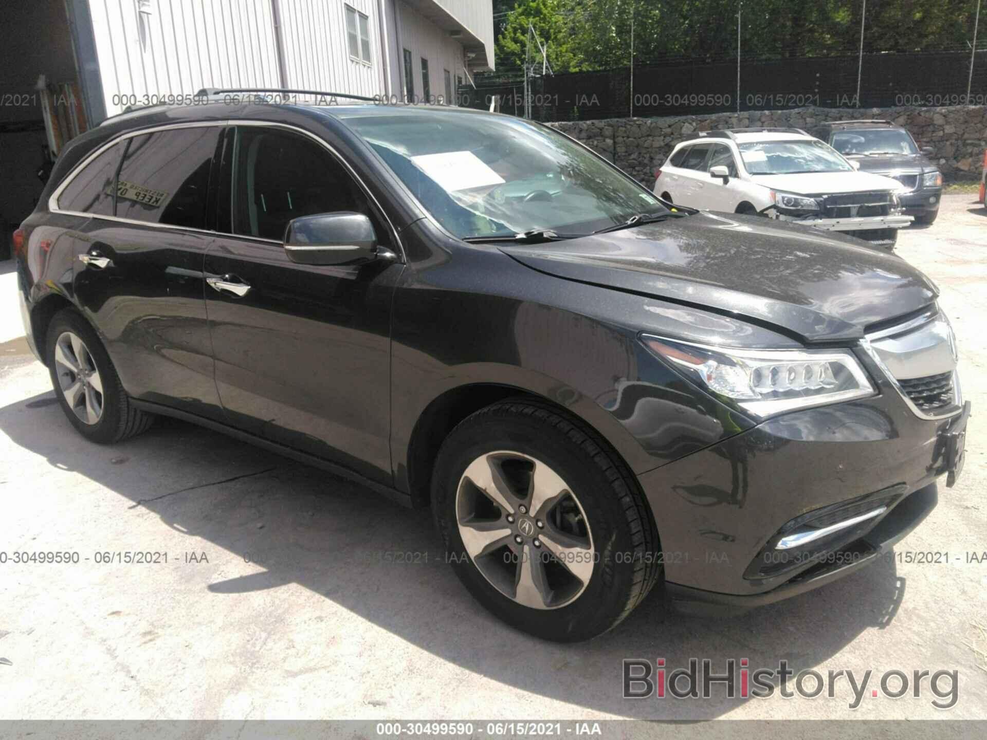 Фотография 5FRYD4H24FB021124 - ACURA MDX 2015