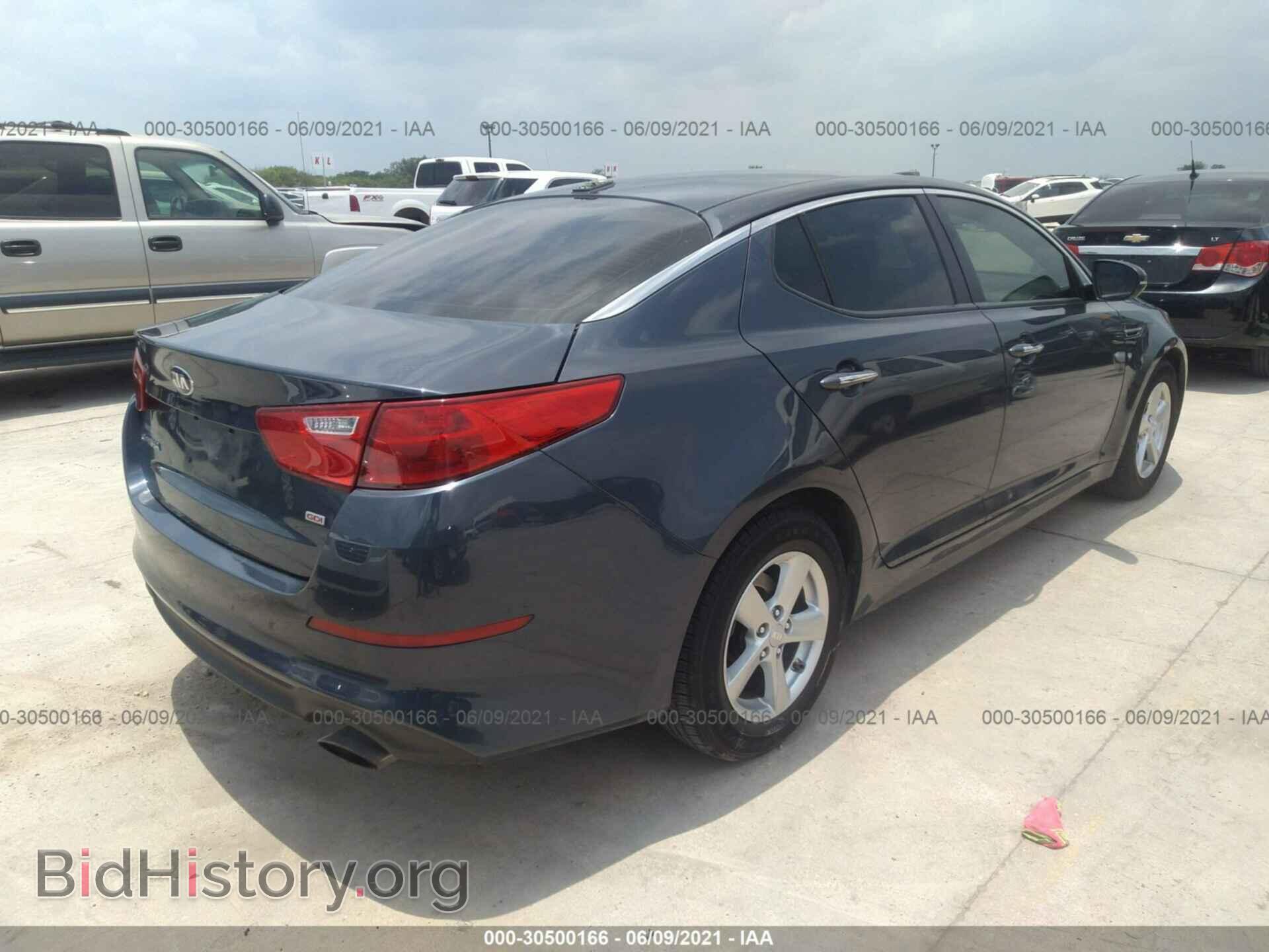 2015 KIA OPTIMA - VIN: KNAGM4A78F5589796 - Photo 4