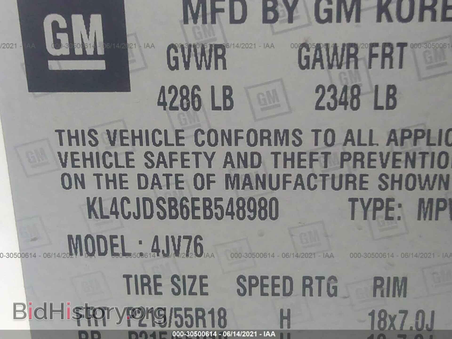 2014 BUICK ENCORE - VIN: KL4CJDSB6EB548980 - Photo 9