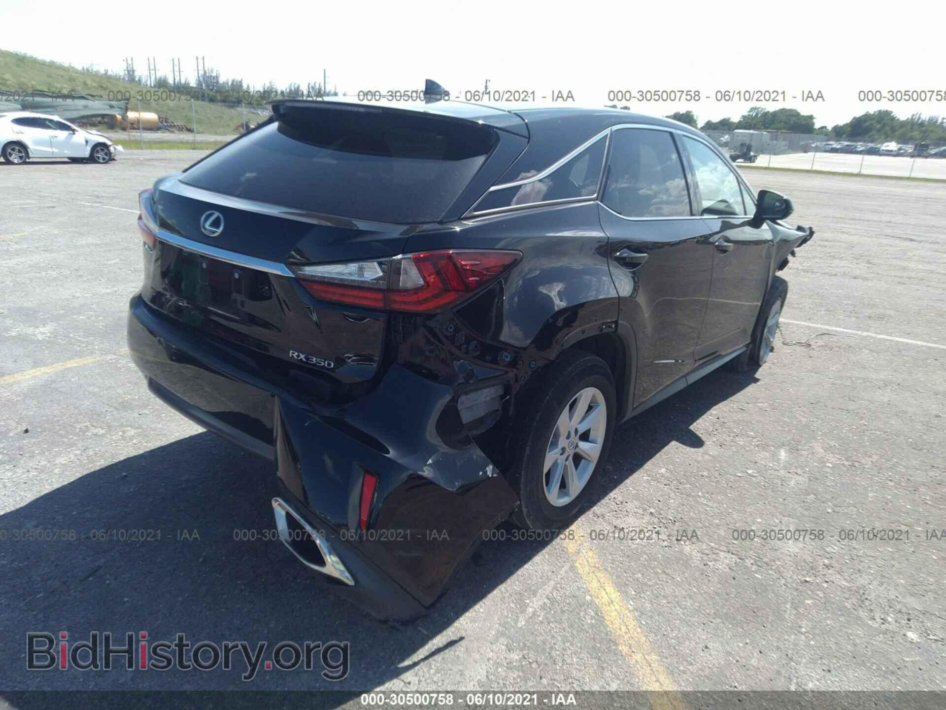 2016 LEXUS RX 350 - VIN: 2T2ZZMCAXGC017635 - Фото 4