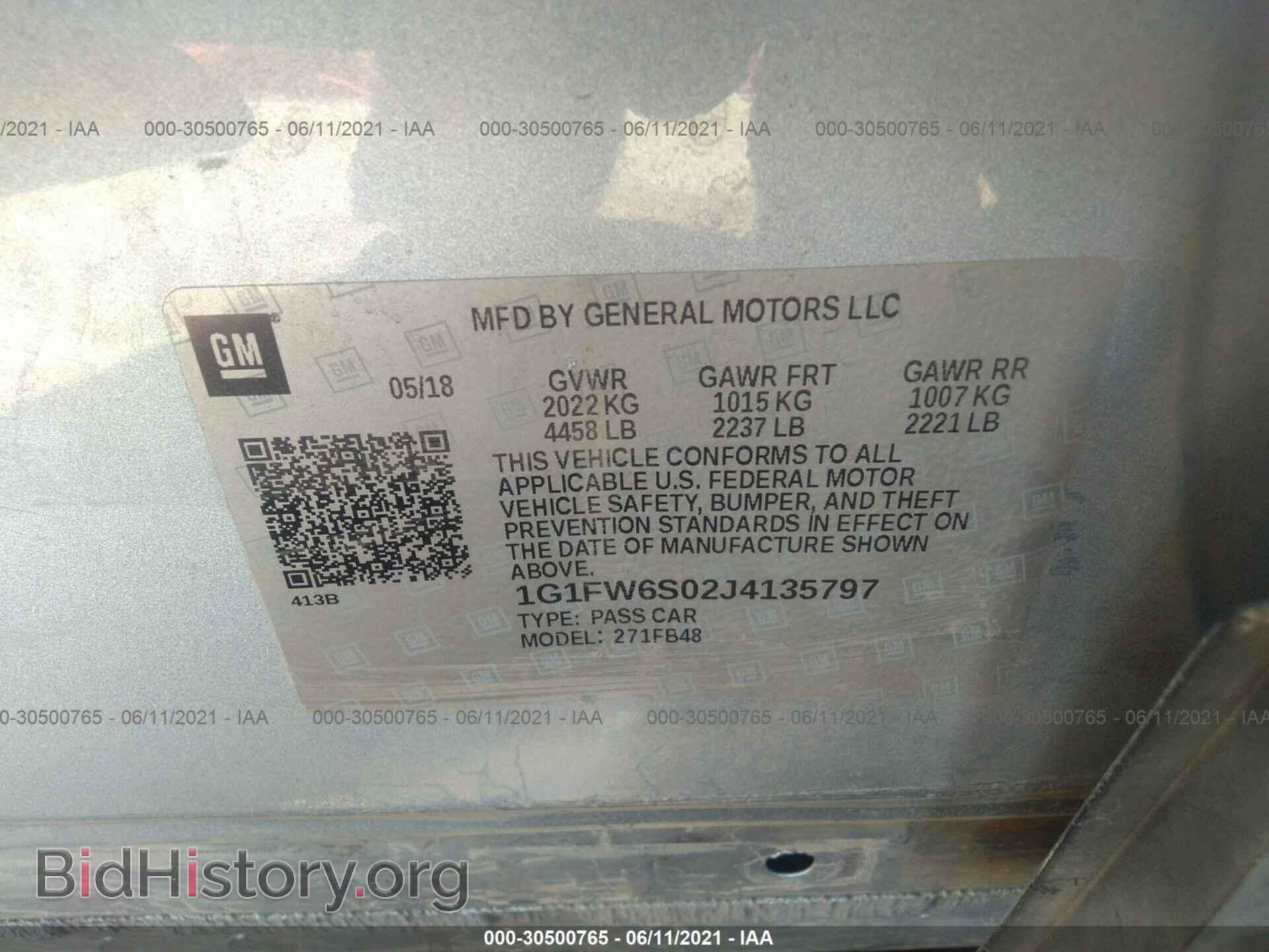 2018 CHEVROLET BOLT EV - VIN: 1G1FW6S02J4135797 - Фото 9