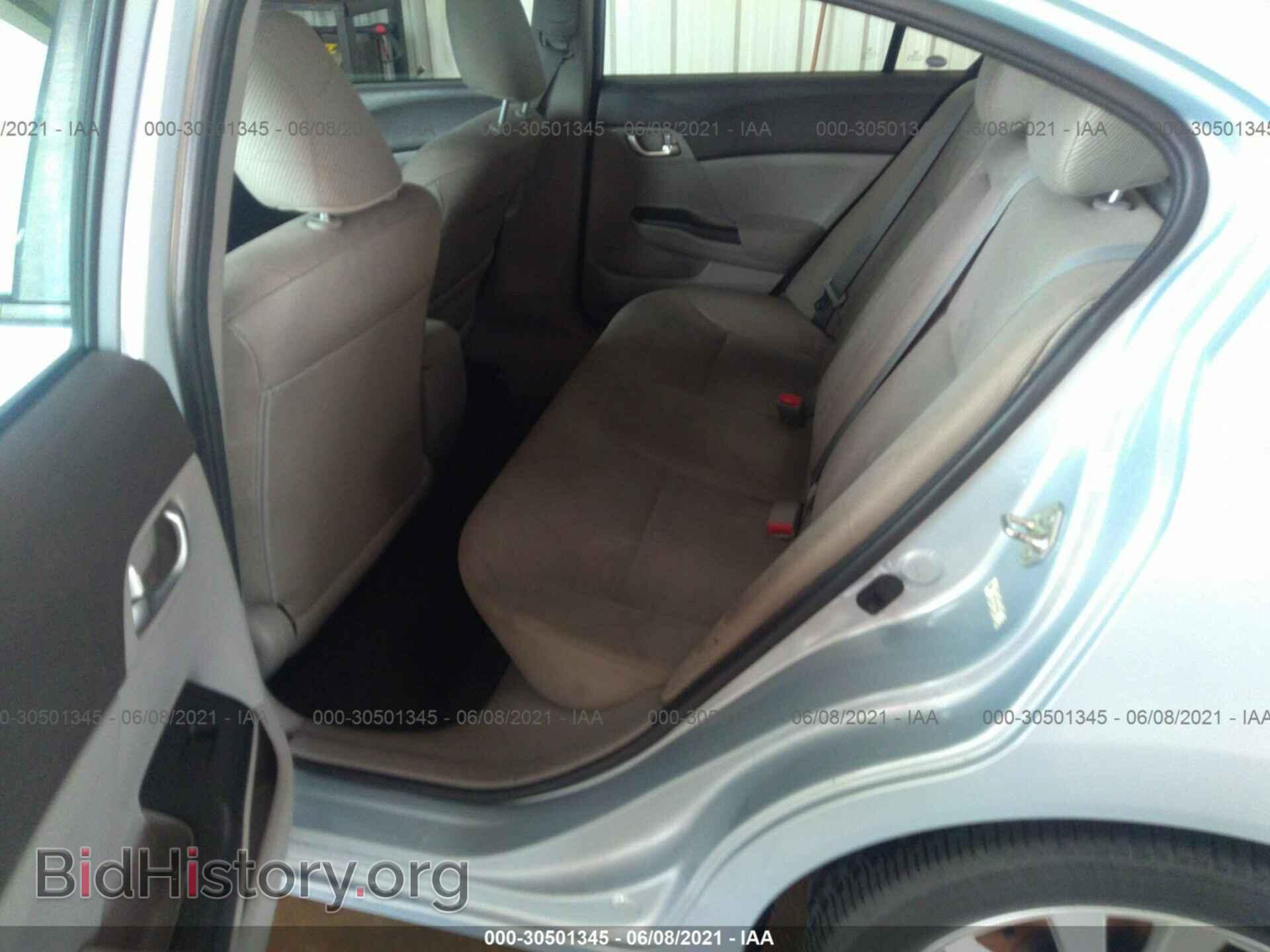 2012 HONDA CIVIC SDN - VIN: 2HGFB2F84CH593599 - Фото 8