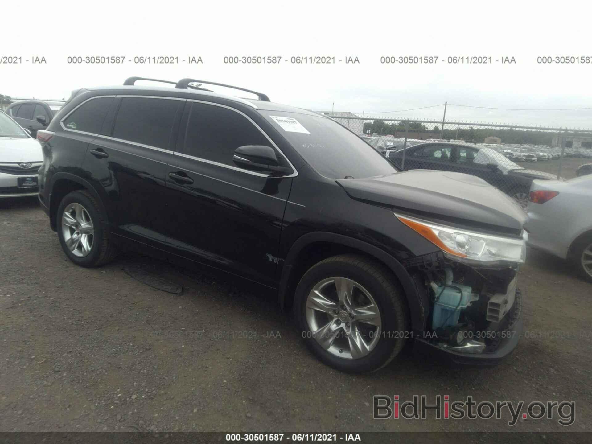 Photo 5TDDKRFH0FS157319 - TOYOTA HIGHLANDER 2015