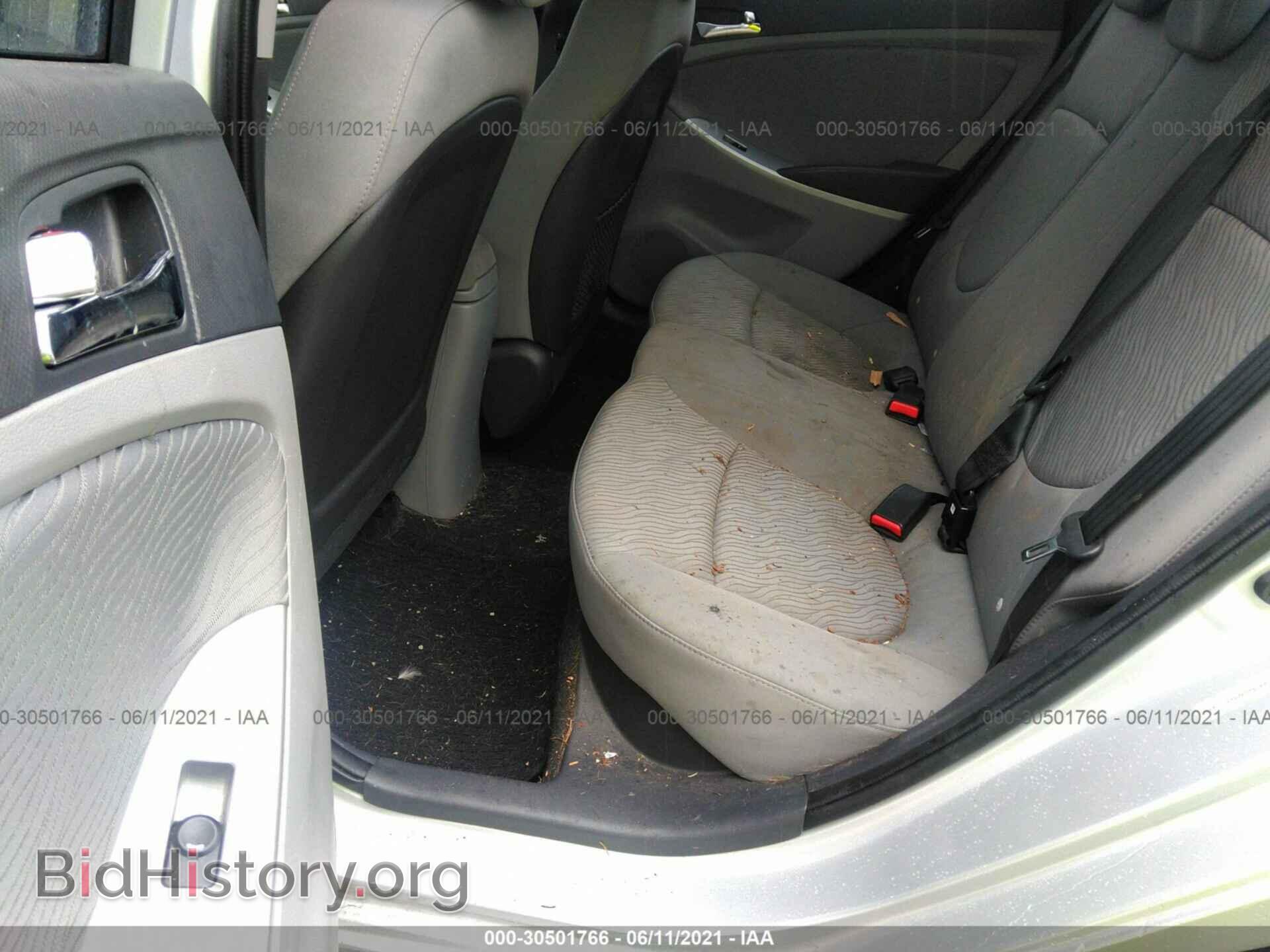 2014 HYUNDAI ACCENT - VIN: KMHCU4AE7EU751837 - Фото 8