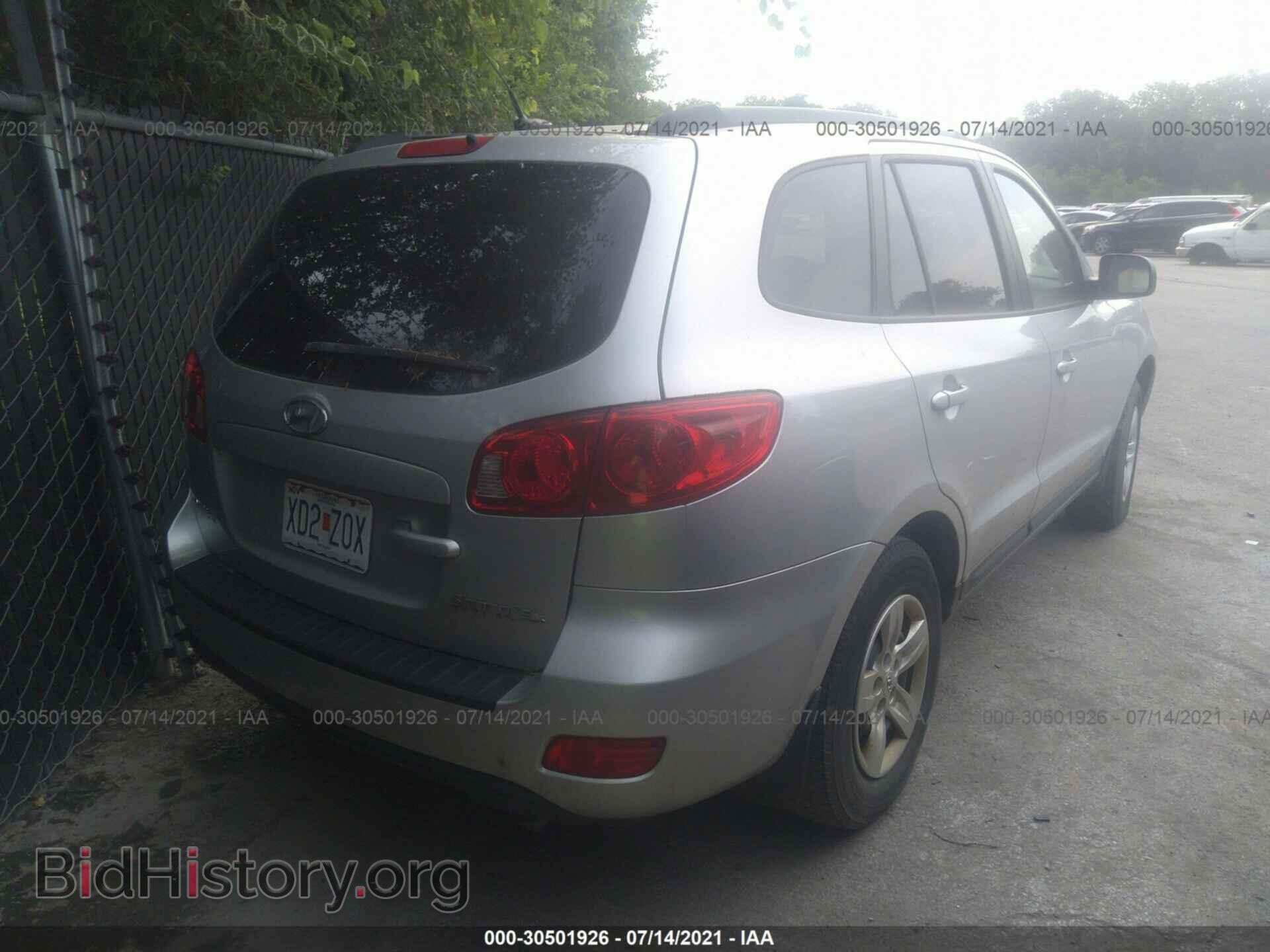 2009 HYUNDAI SANTA FE - VIN: 5NMSG13D39H240164 - Фото 4