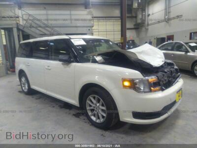 2013 Ford FLEX SE, белый — VIN 2FMGK5B8XDBD31368, IAAI