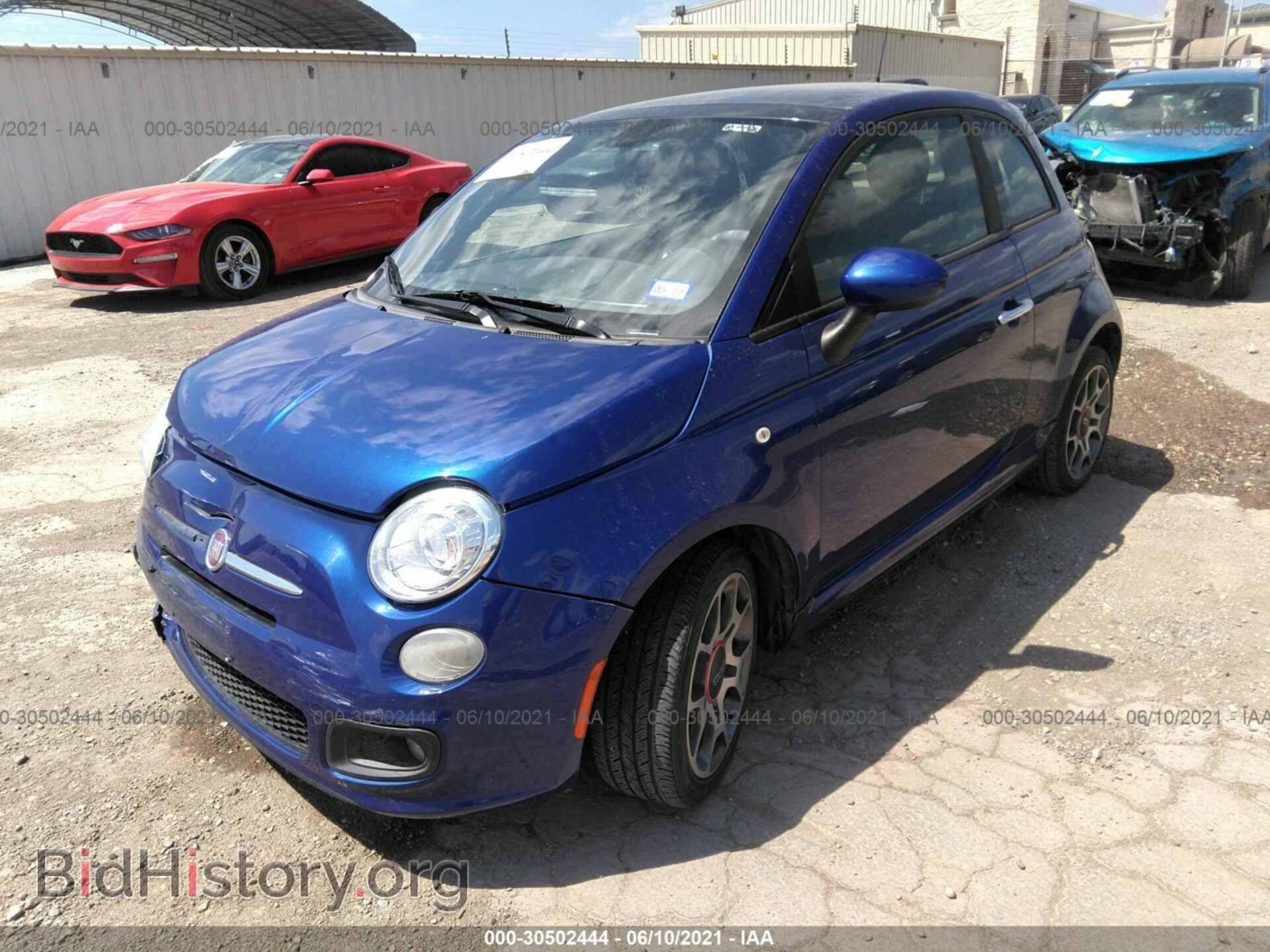 2012 FIAT 500 - VIN: 3C3CFFBR0CT164869 - Фото 2