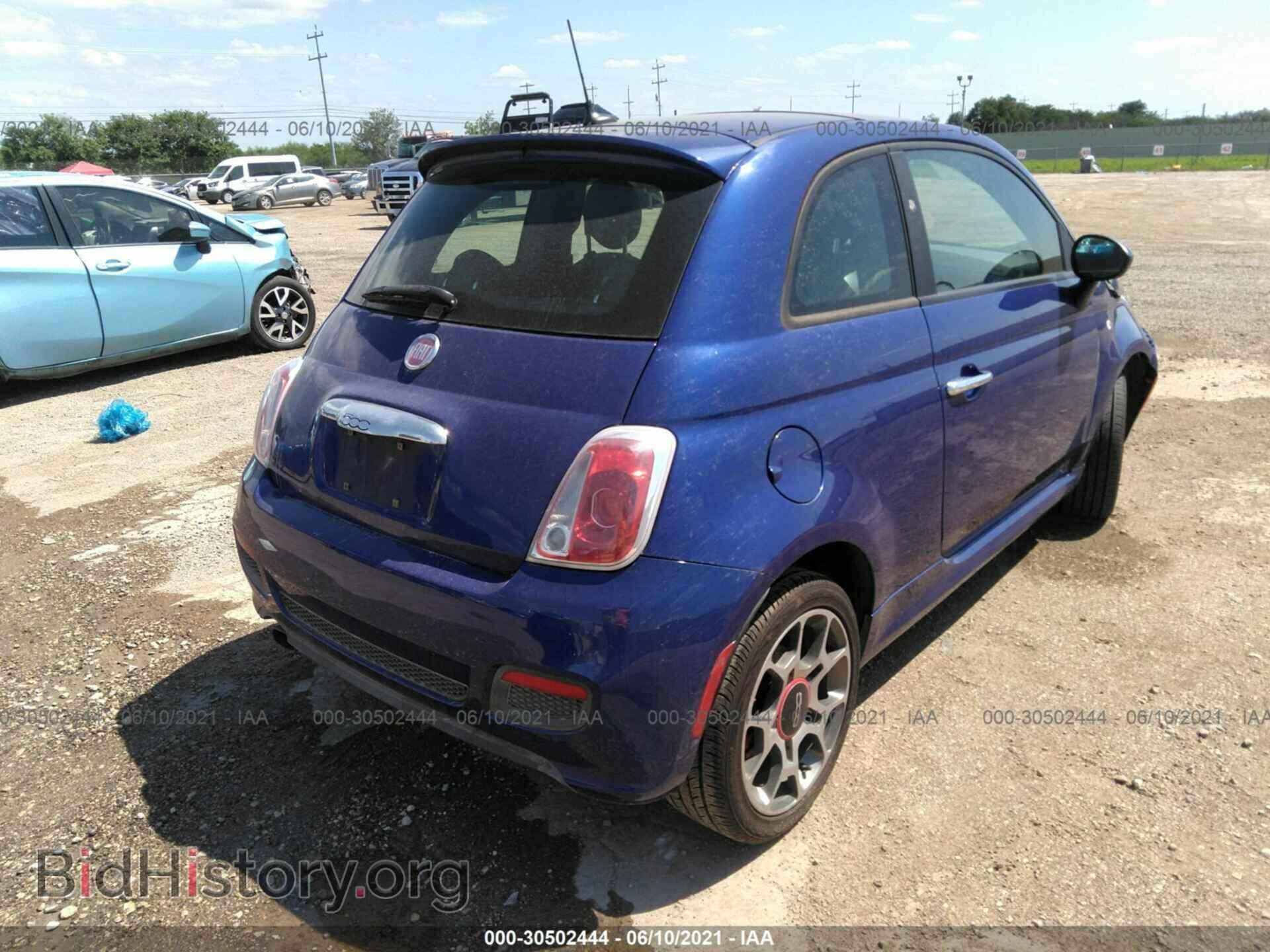 2012 FIAT 500 - VIN: 3C3CFFBR0CT164869 - Фото 4
