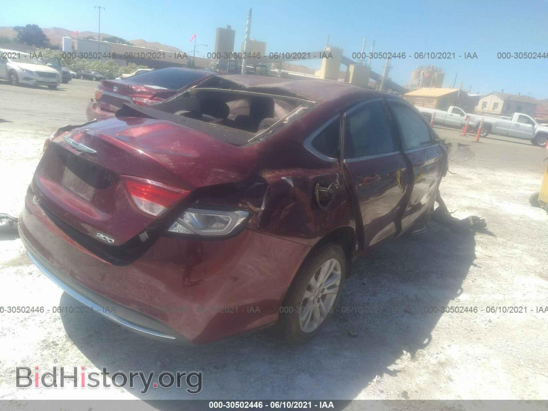 2015 CHRYSLER 200 - VIN: 1C3CCCAB3FN721676 - Фото 4