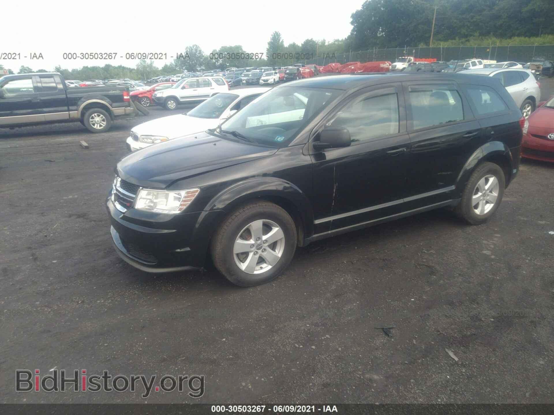 2013 DODGE JOURNEY - VIN: 3C4PDCAB8DT631186 - Фото 2