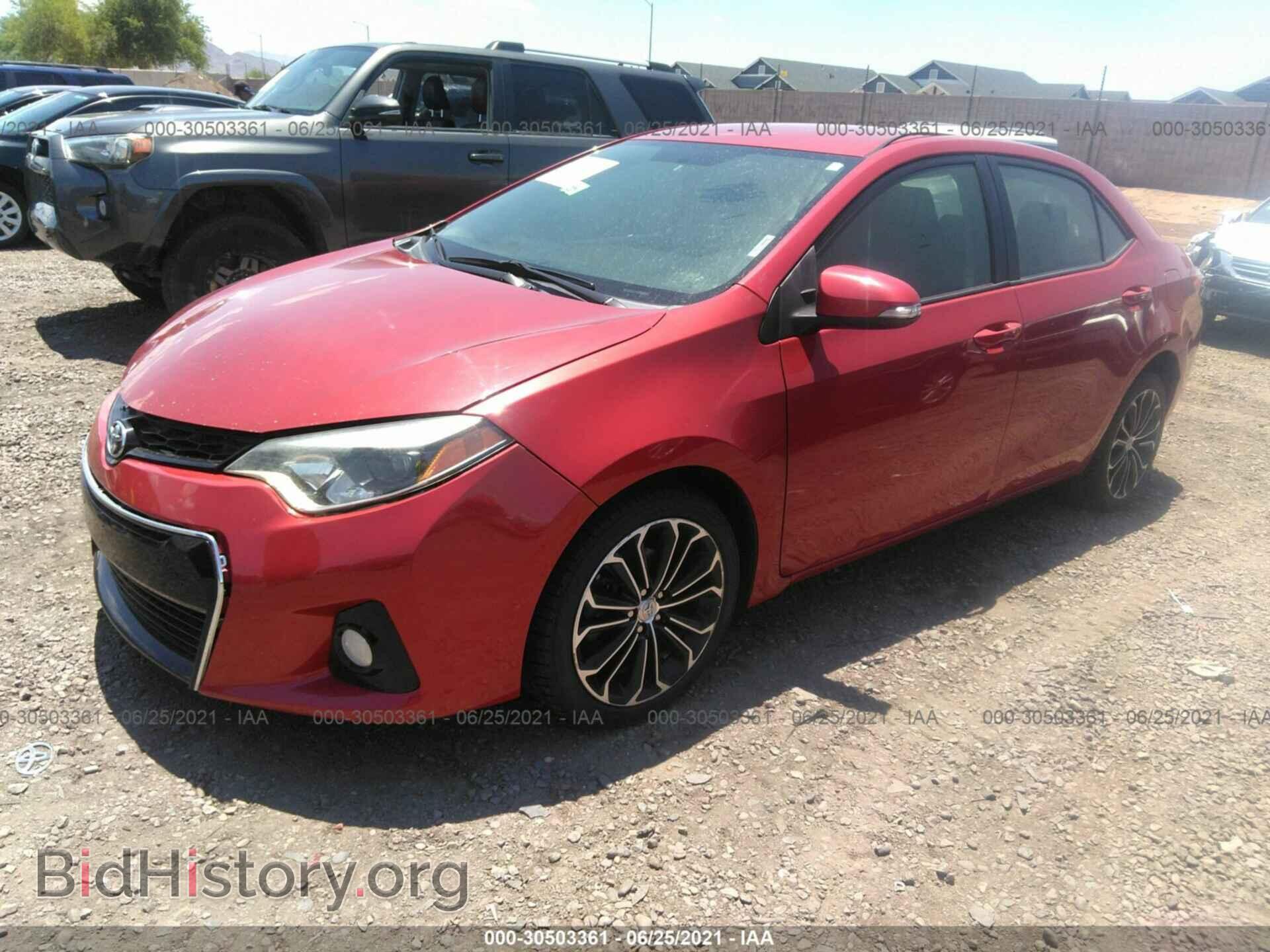 2014 TOYOTA COROLLA - VIN: 2T1BURHE0EC055711 - Фото 2