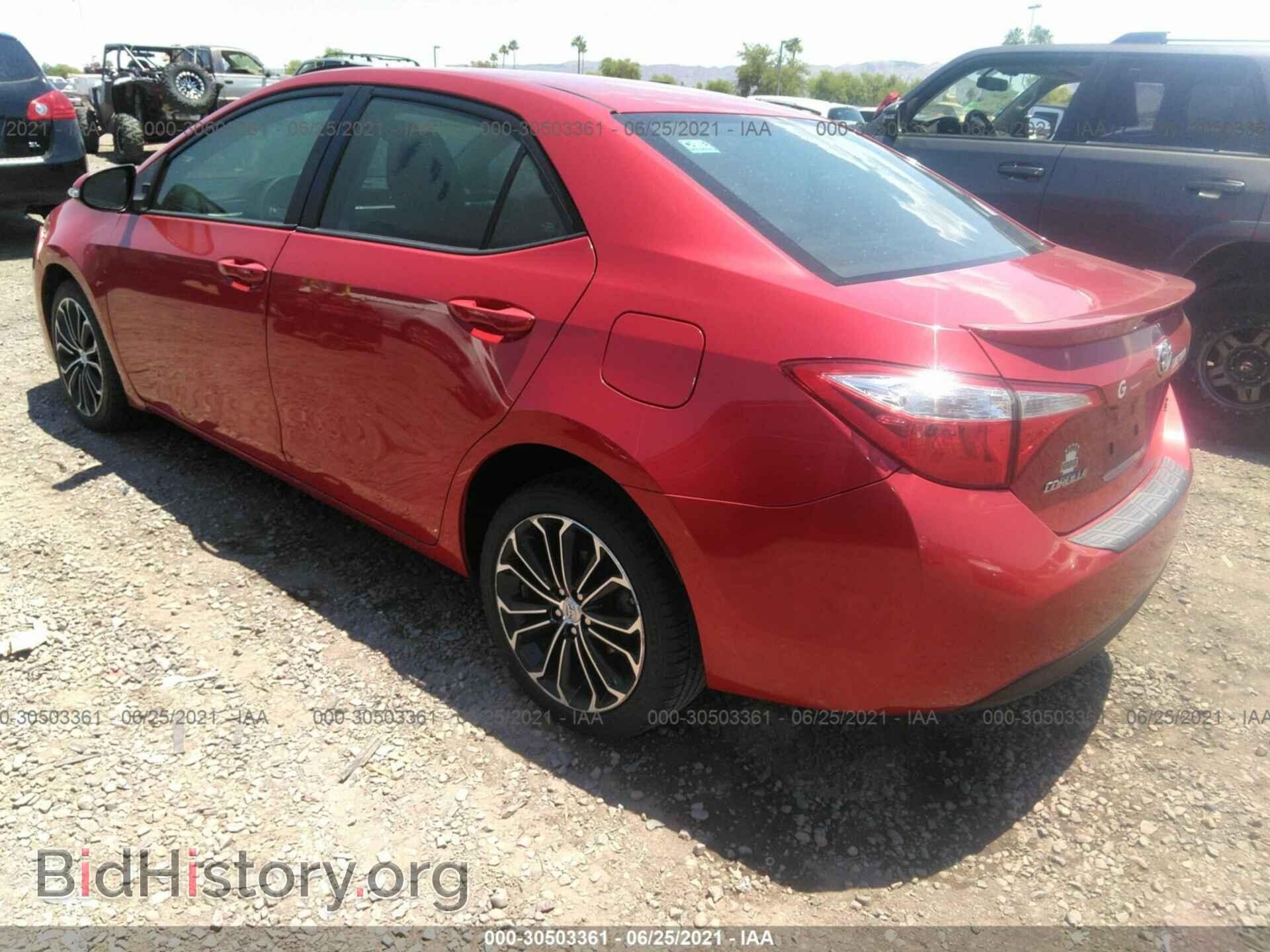 2014 TOYOTA COROLLA - VIN: 2T1BURHE0EC055711 - Фото 3