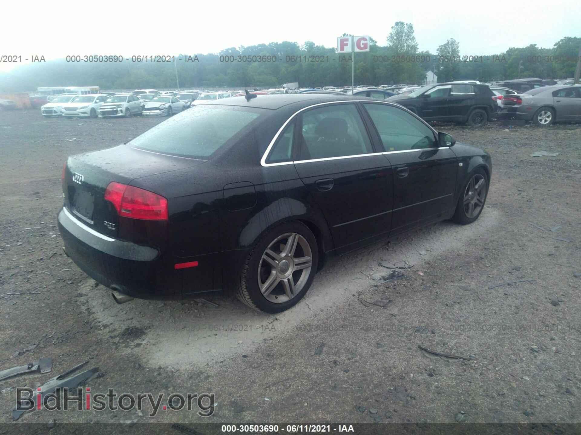 2007 AUDI A4 - VIN: WAUDF78E17A096005 - Фото 4