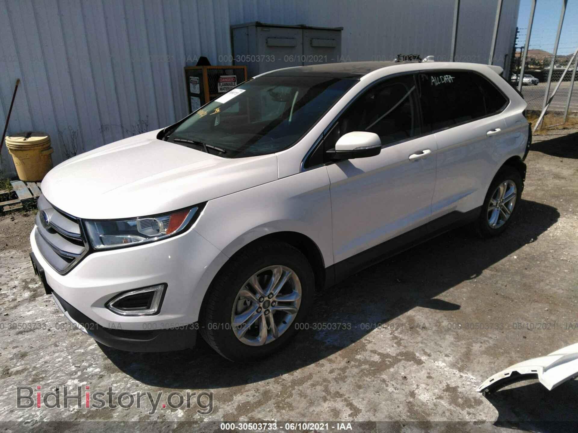 2015 FORD EDGE - VIN: 2FMTK3J87FBB34293 - Фото 2