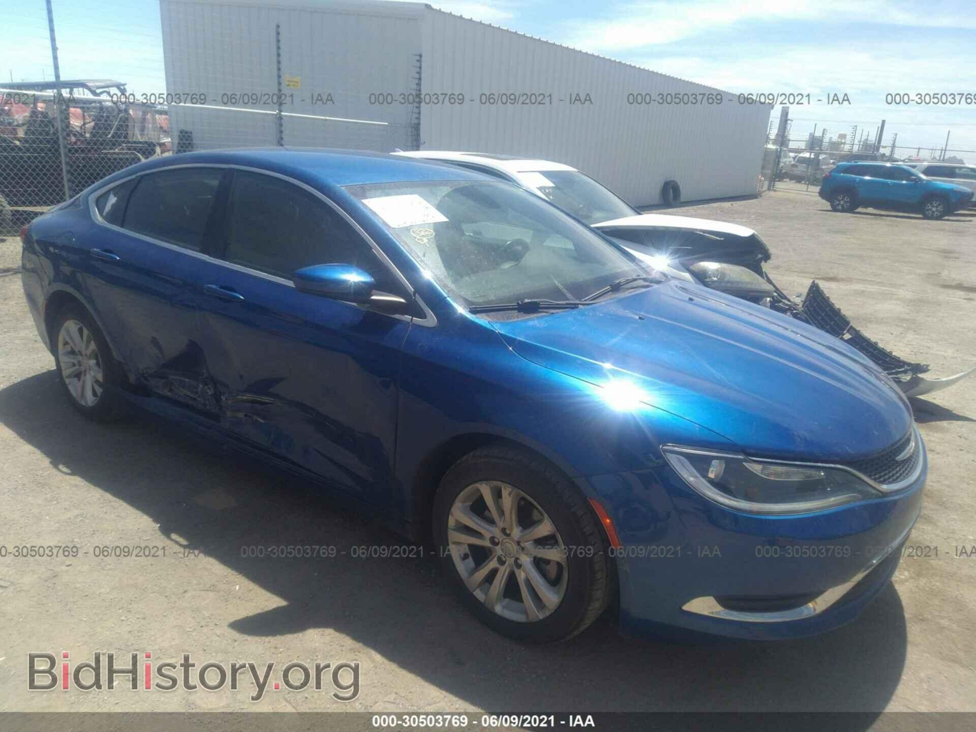 Фотография 1C3CCCAB4GN110959 - CHRYSLER 200 2016