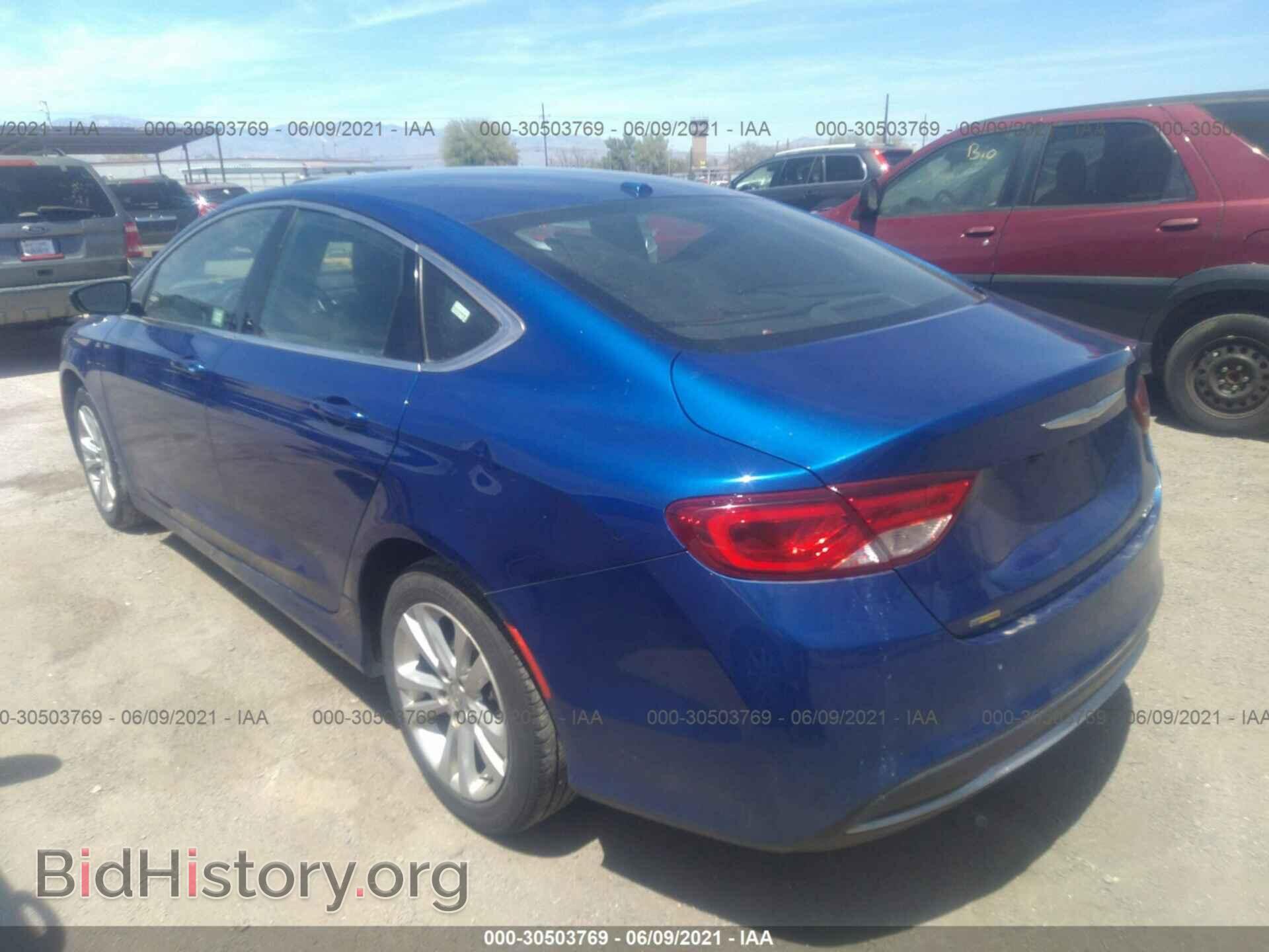 2016 CHRYSLER 200 - VIN: 1C3CCCAB4GN110959 - Фото 3
