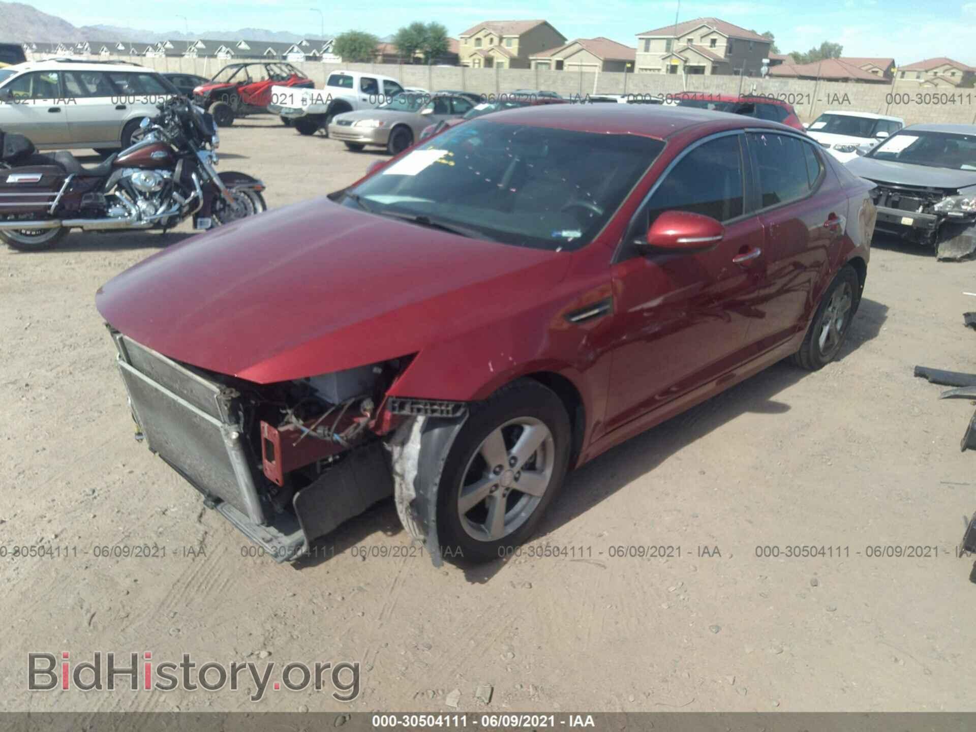 2015 KIA OPTIMA - VIN: 5XXGM4A79FG486398 - Фото 2