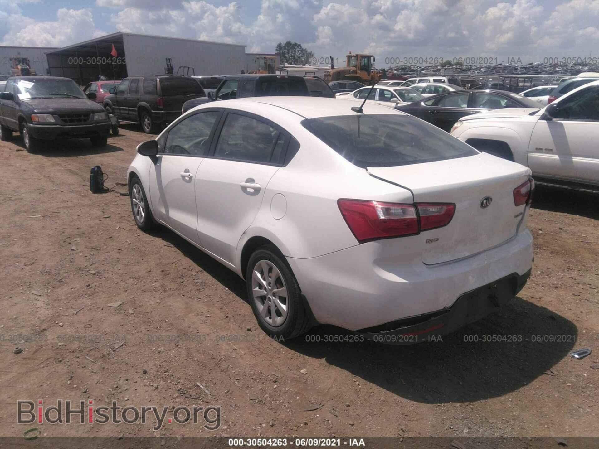 2014 KIA RIO - VIN: KNADN4A39E6354393 - Фото 3