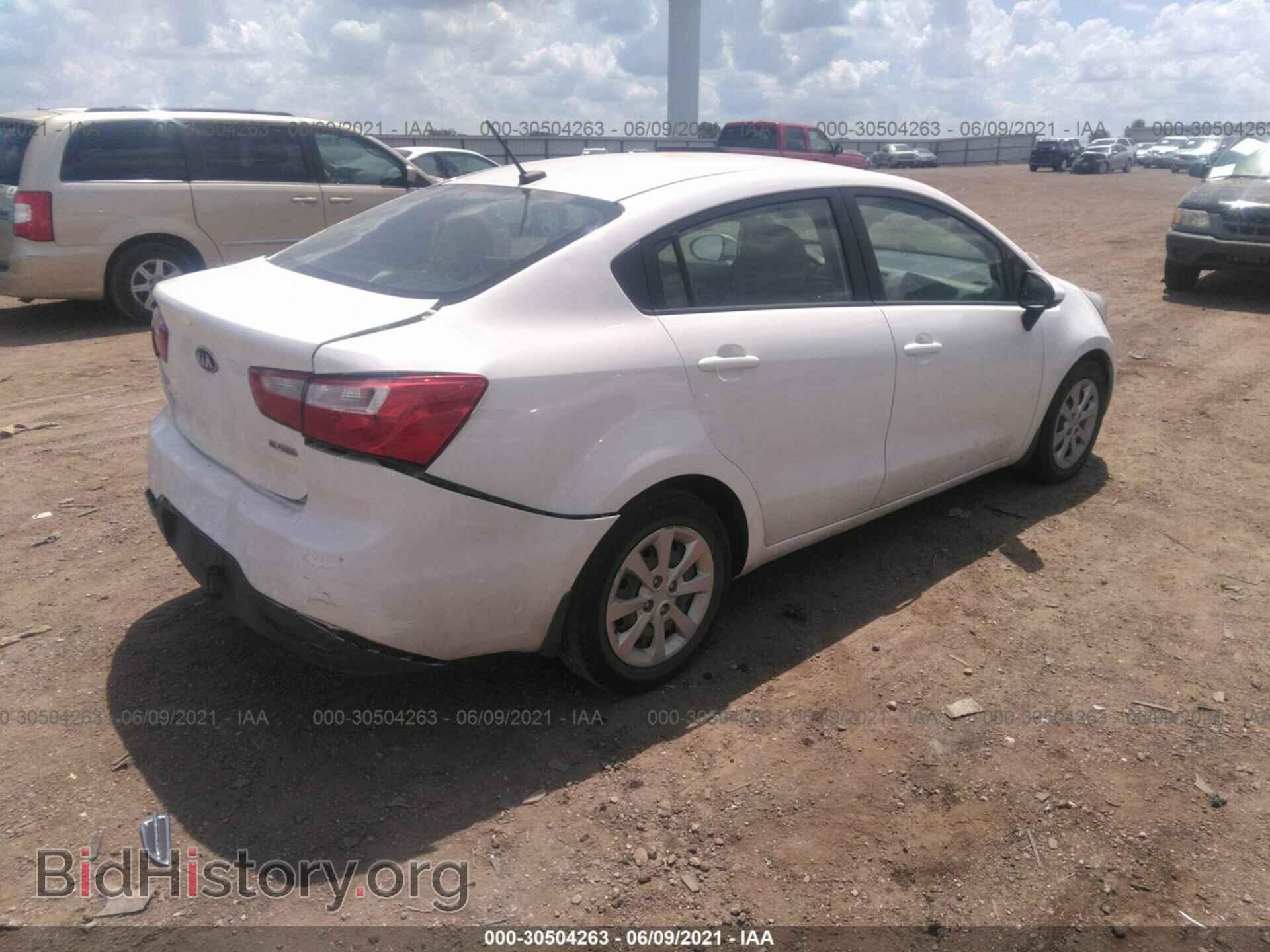 2014 KIA RIO - VIN: KNADN4A39E6354393 - Фото 4
