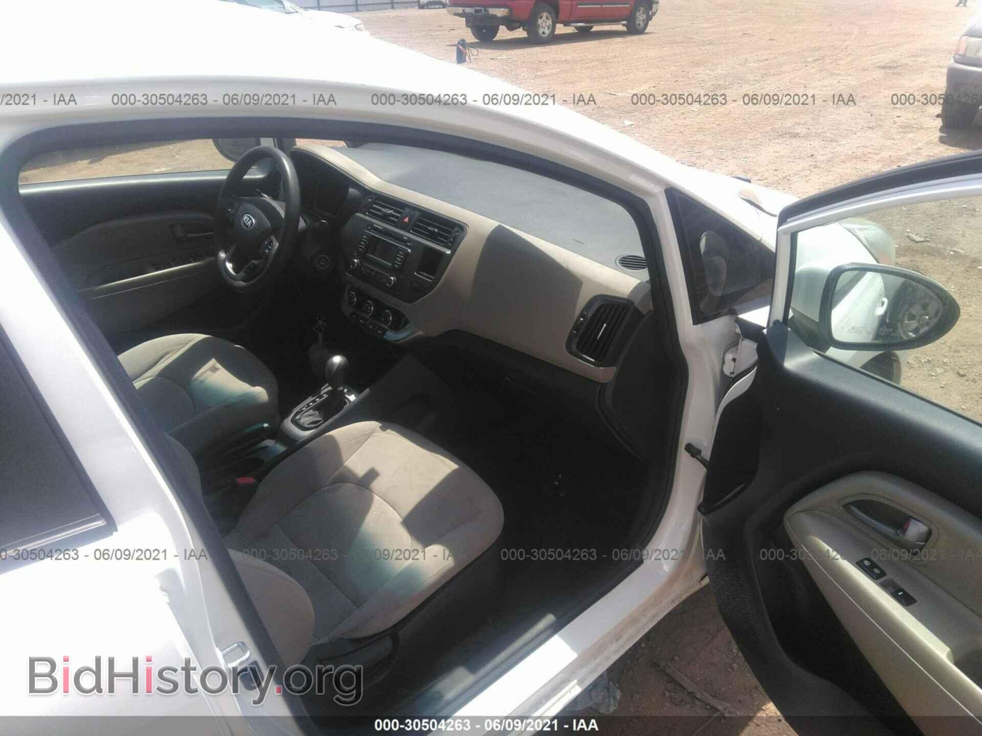 2014 KIA RIO - VIN: KNADN4A39E6354393 - Фото 5