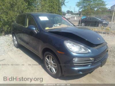 2011 Porsche CAYENNE S, blue — VIN WP1AB2A23BLA41801, IAAI