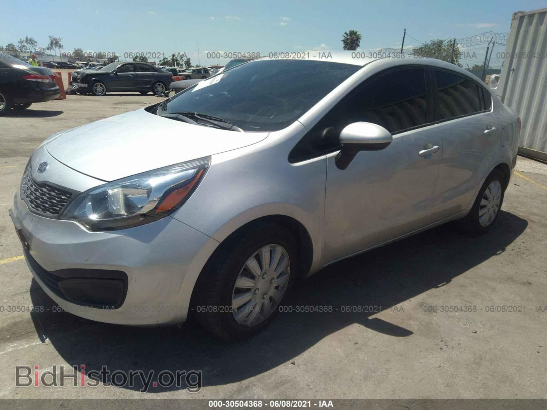 2013 KIA RIO - VIN: KNADM4A37D6097462 - Фото 2