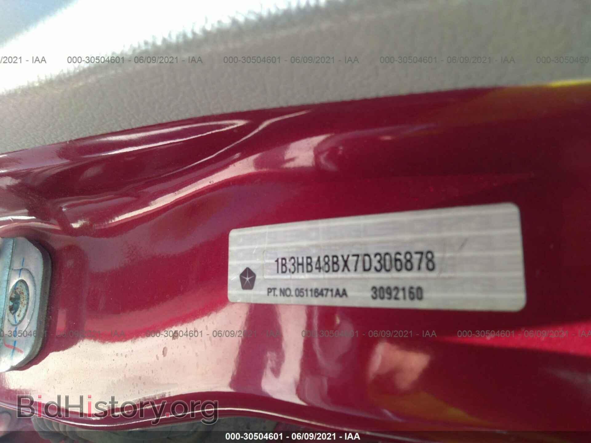 2007 DODGE CALIBER - VIN: 1B3HB48BX7D306878 - Фото 9