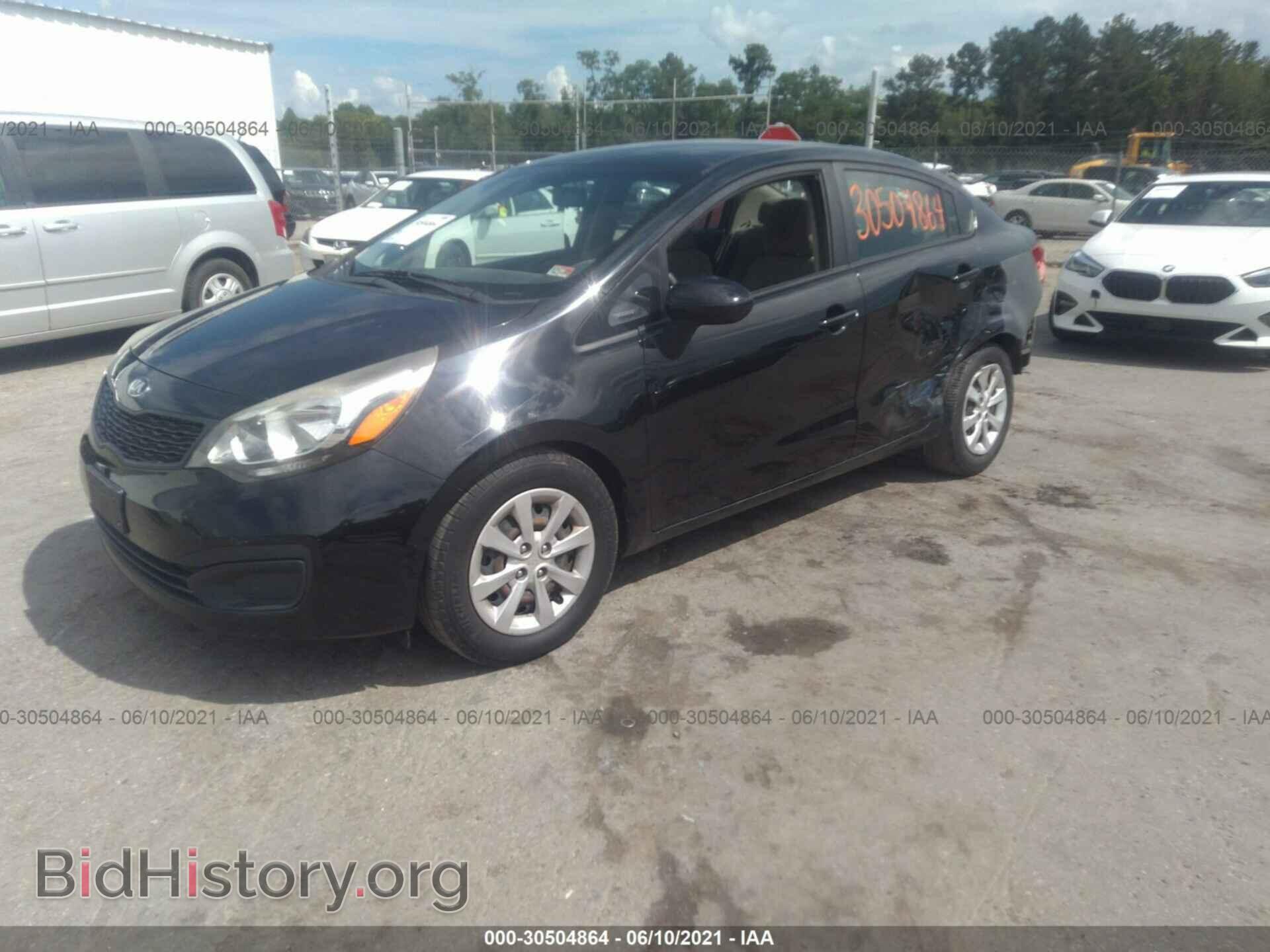 2014 KIA RIO - VIN: KNADM4A36E6364494 - Фото 2