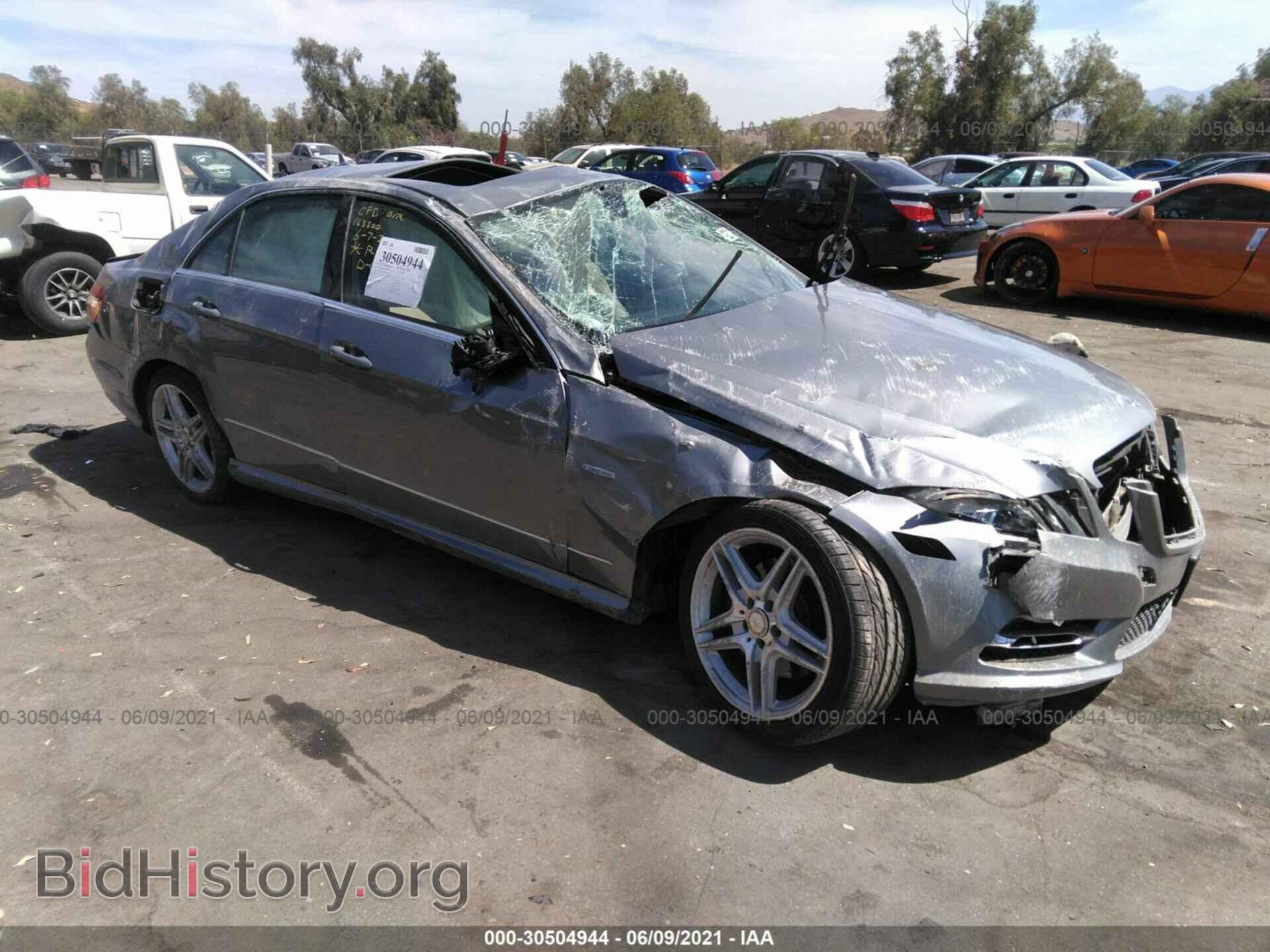 Photo WDDHF5KB6CA522486 - MERCEDES-BENZ E-CLASS 2012