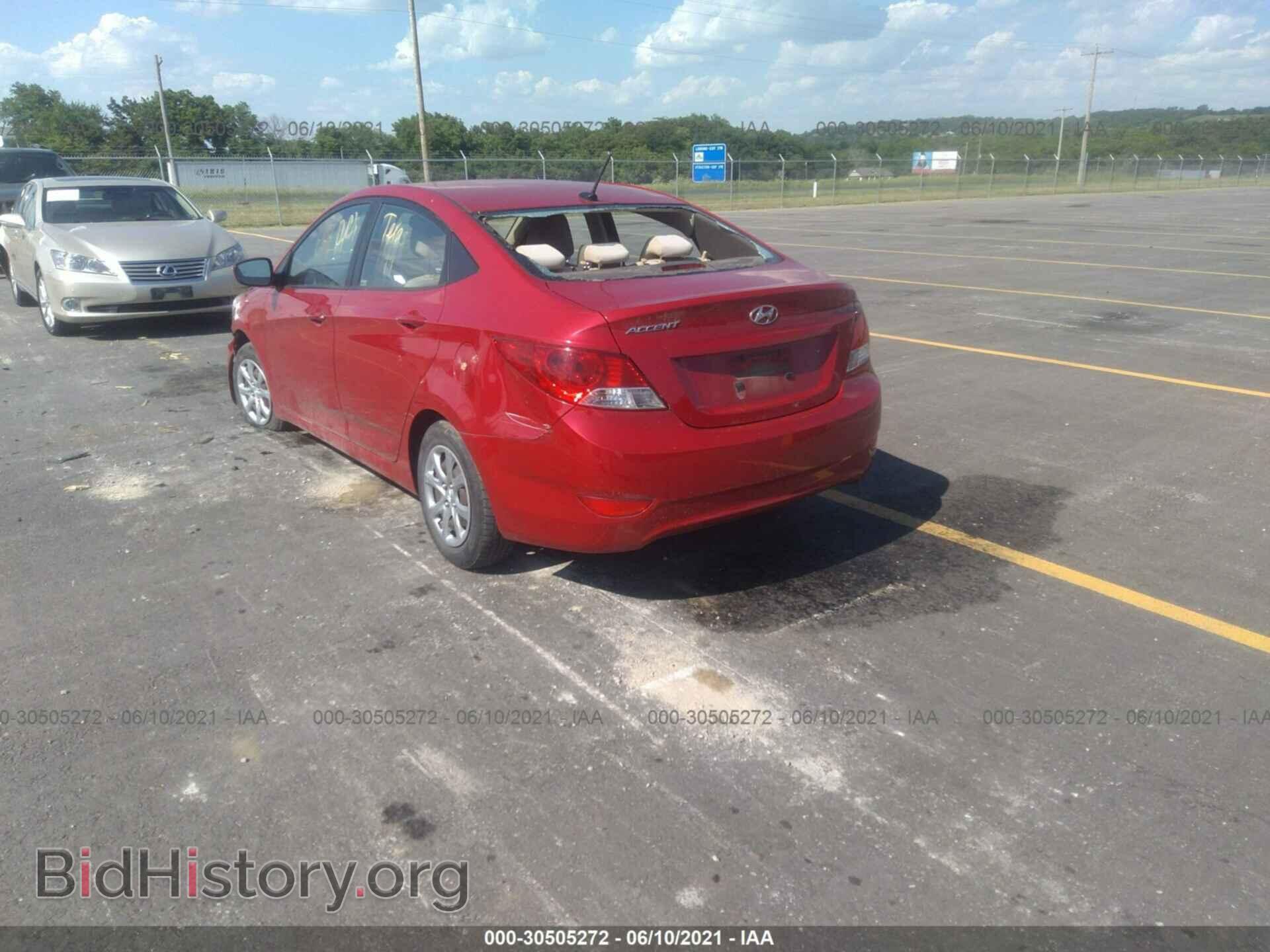 2013 HYUNDAI ACCENT - VIN: KMHCT4AE8DU474956 - Фото 3