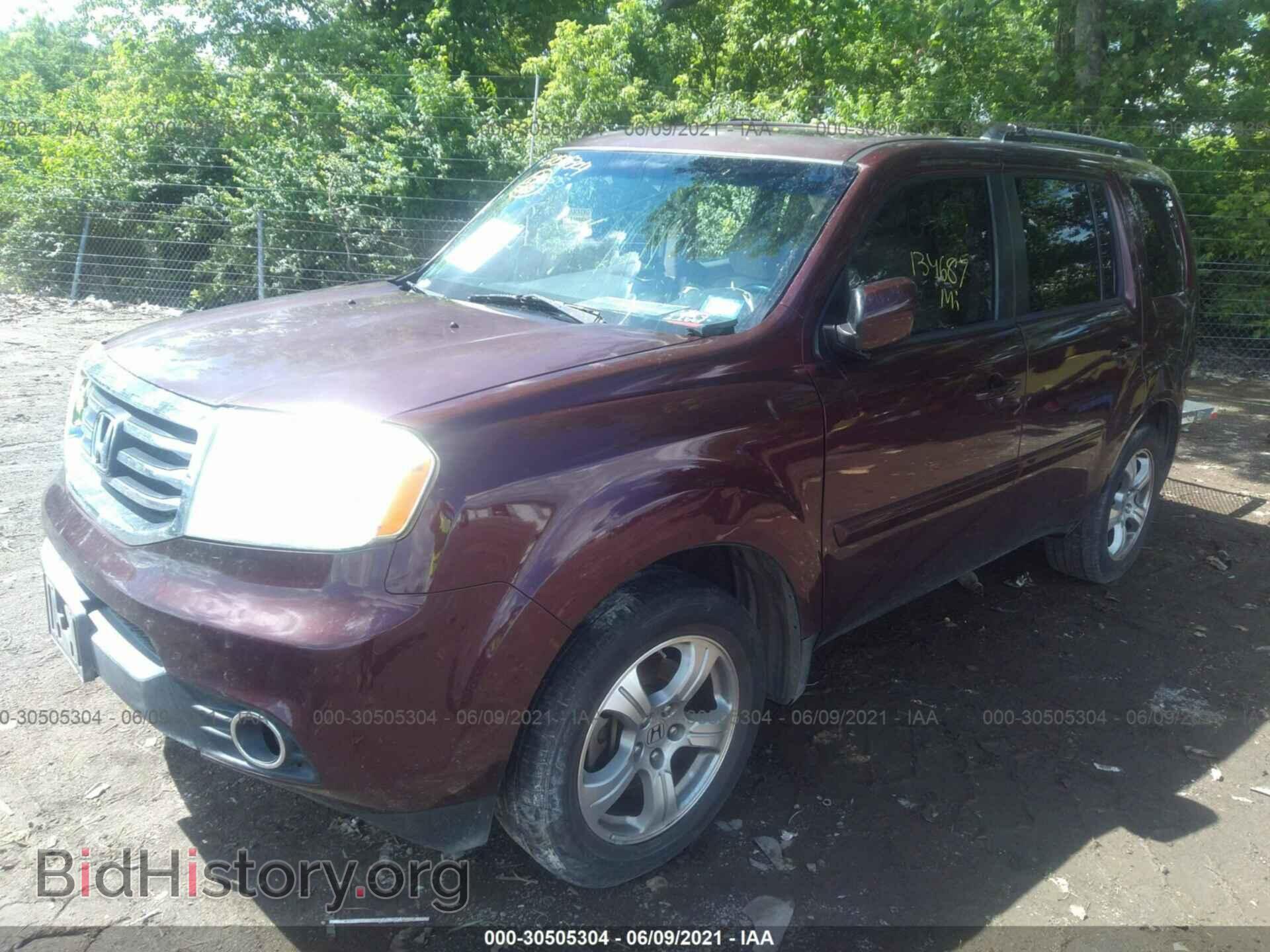 2012 HONDA PILOT - VIN: 5FNYF3H56CB032198 - Фото 2