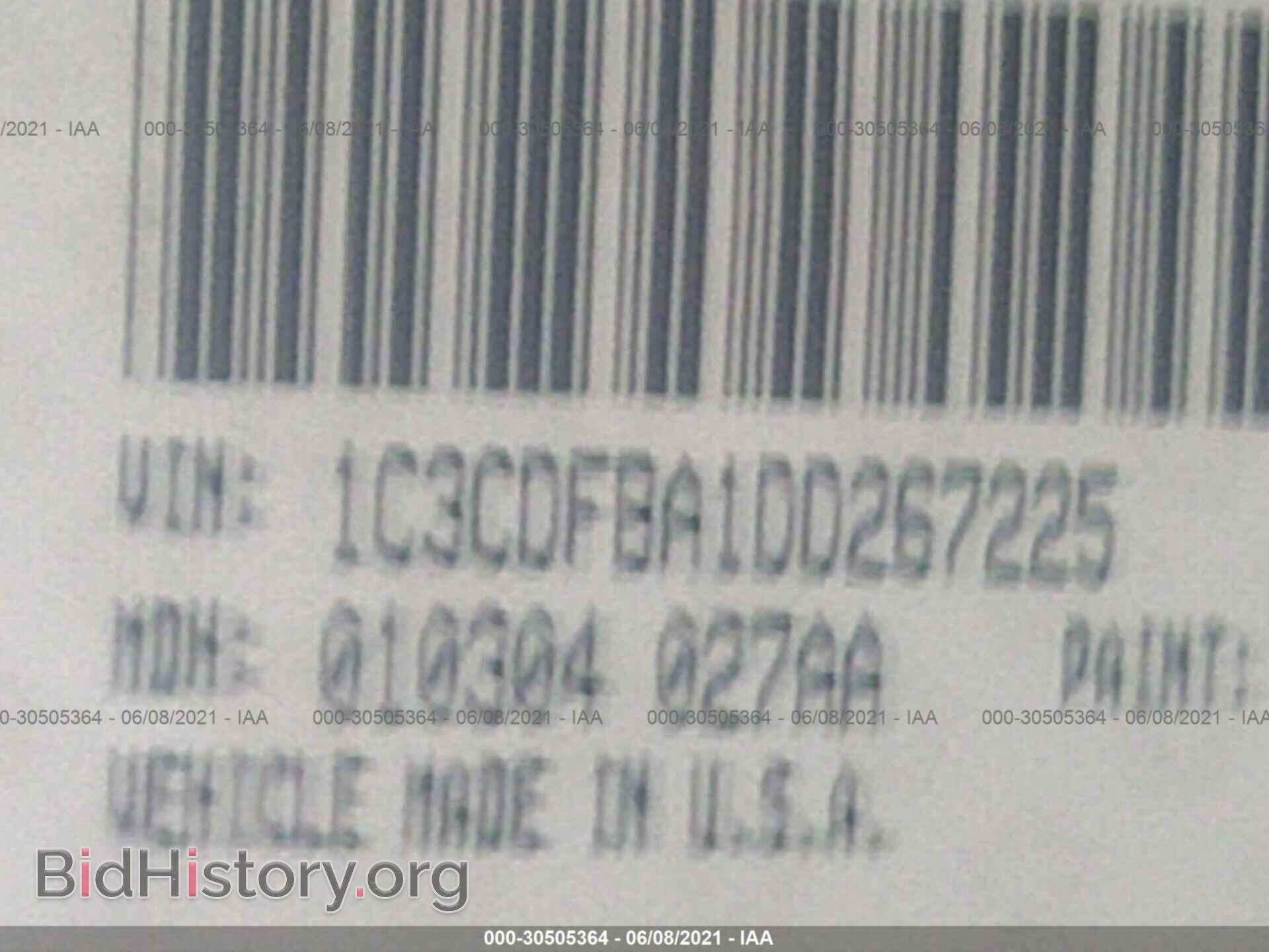 2013 DODGE DART - VIN: 1C3CDFBA1DD267225 - Photo 9