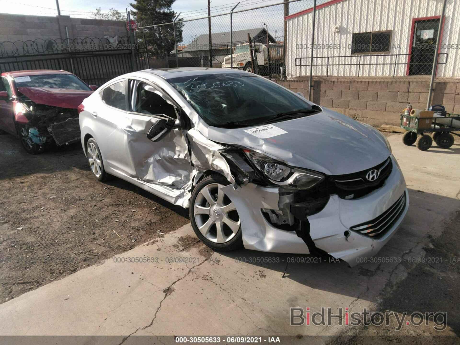 Photo 5NPDH4AE7CH144163 - HYUNDAI ELANTRA 2012