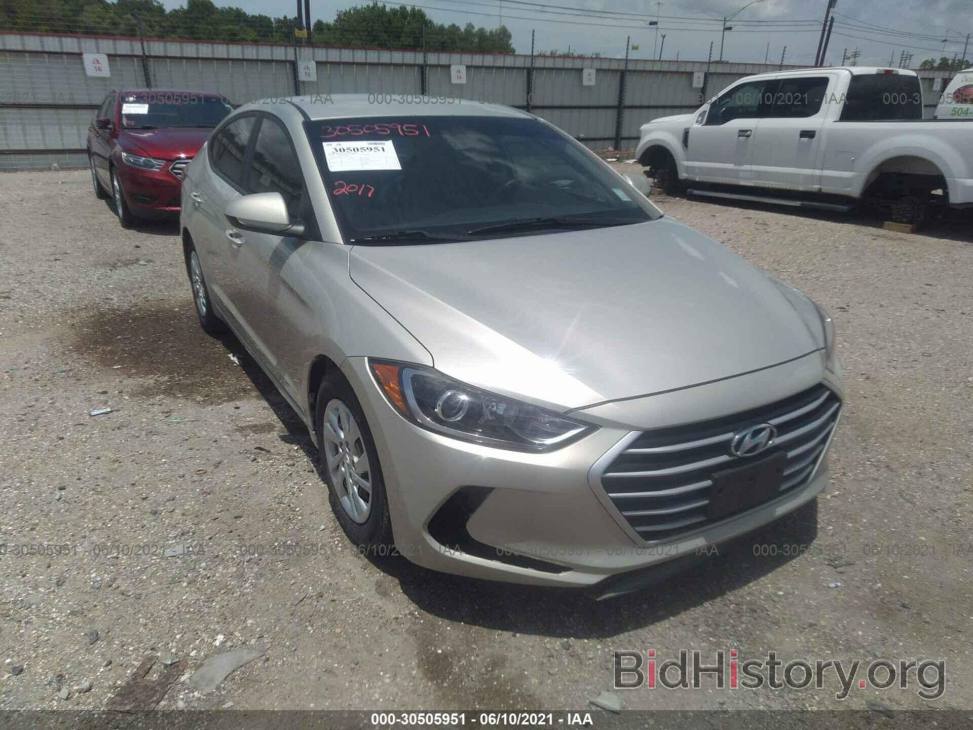 Photo 5NPD74LF9HH104151 - HYUNDAI ELANTRA 2017