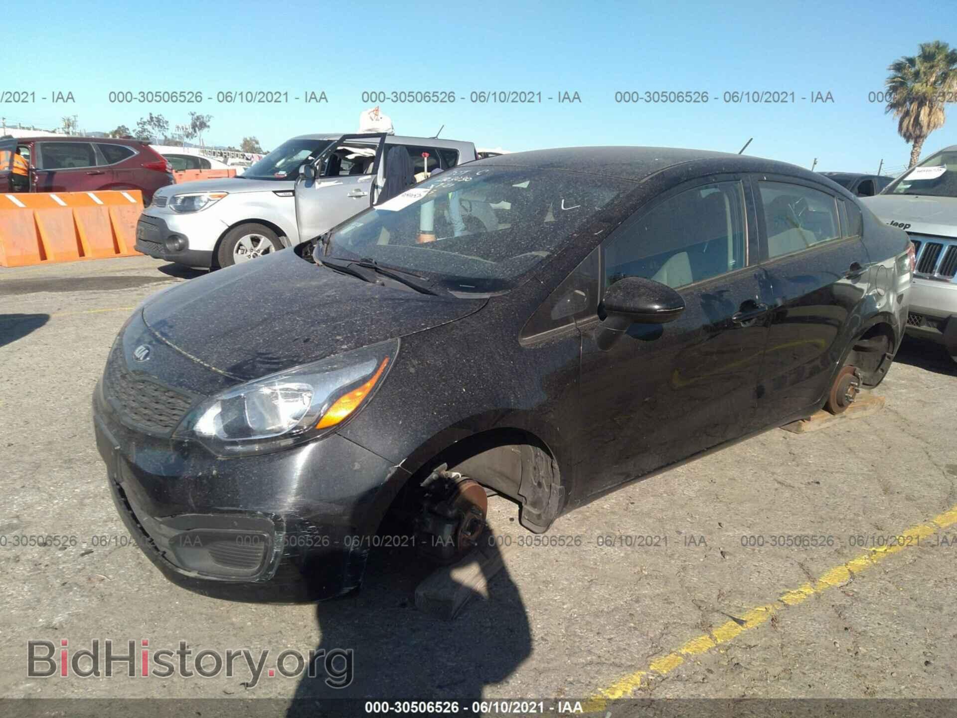 2014 KIA RIO - VIN: KNADM4A30E6404746 - Фото 2