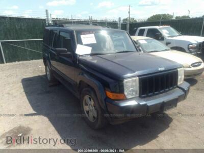 2006 Jeep COMMANDER, синий — VIN 1J8HH48K36C128404, IAAI