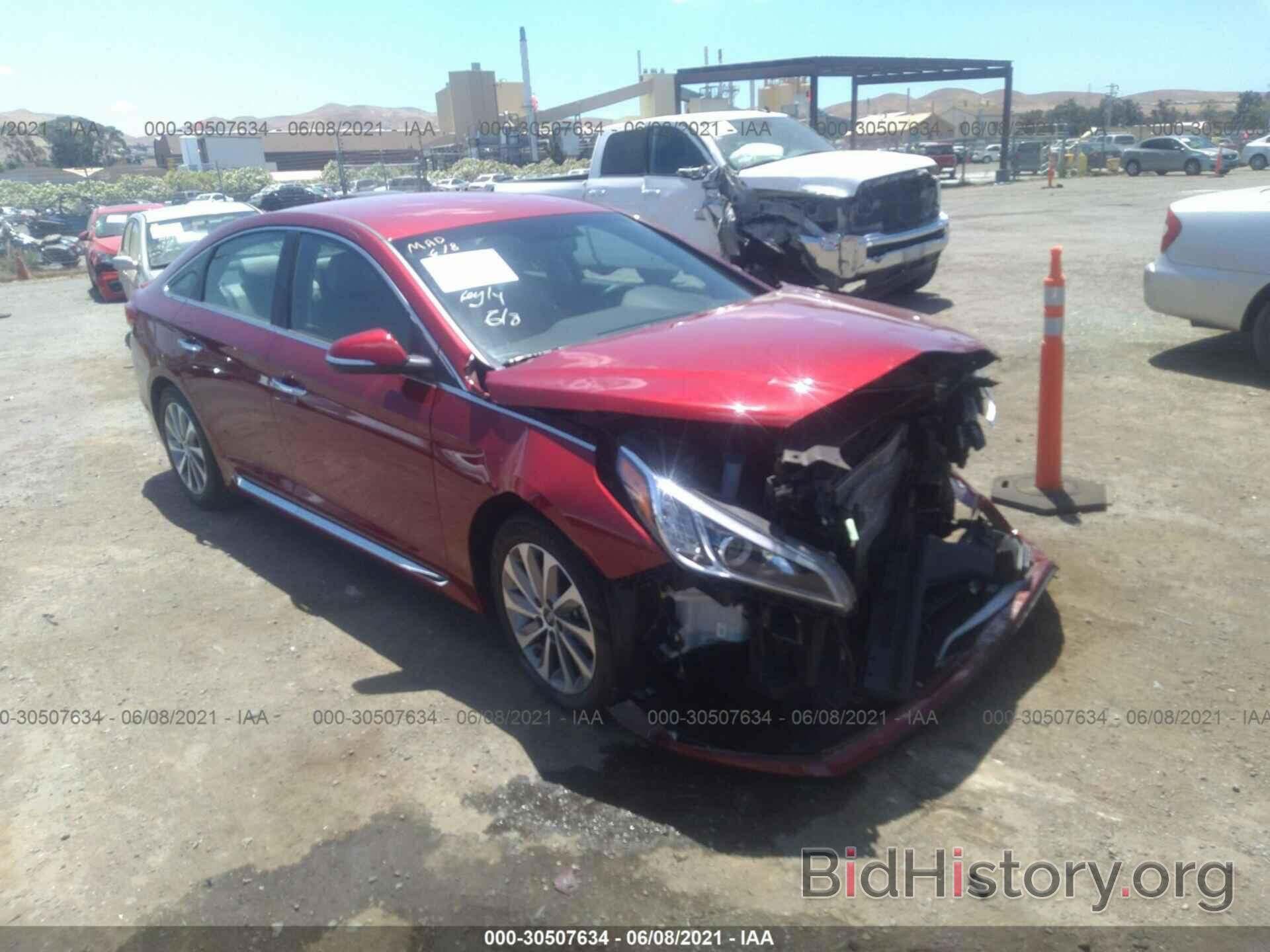 Photo 5NPE34AF6FH063607 - HYUNDAI SONATA 2015