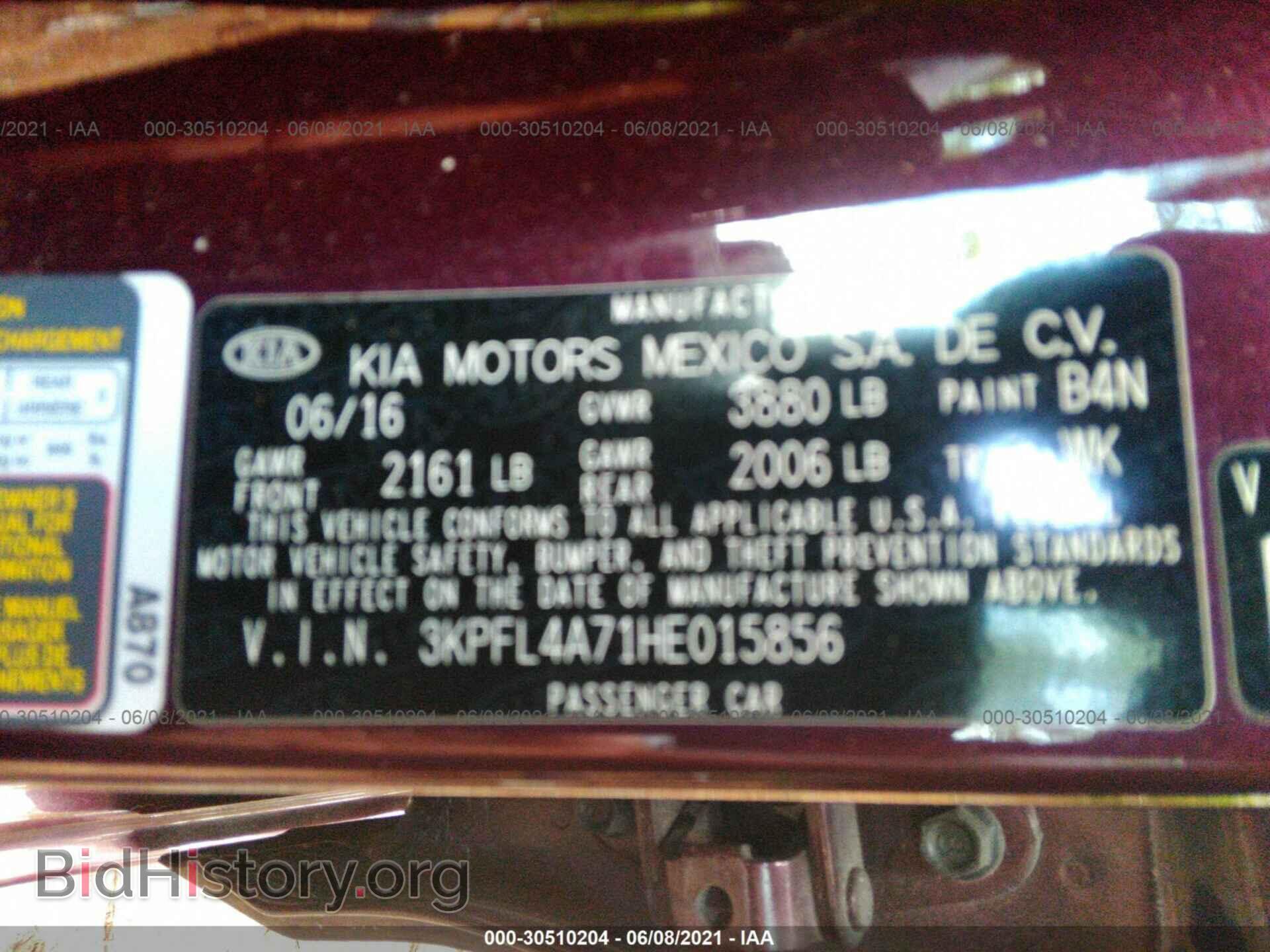 2017 KIA FORTE - VIN: 3KPFL4A71HE015856 - Фото 9